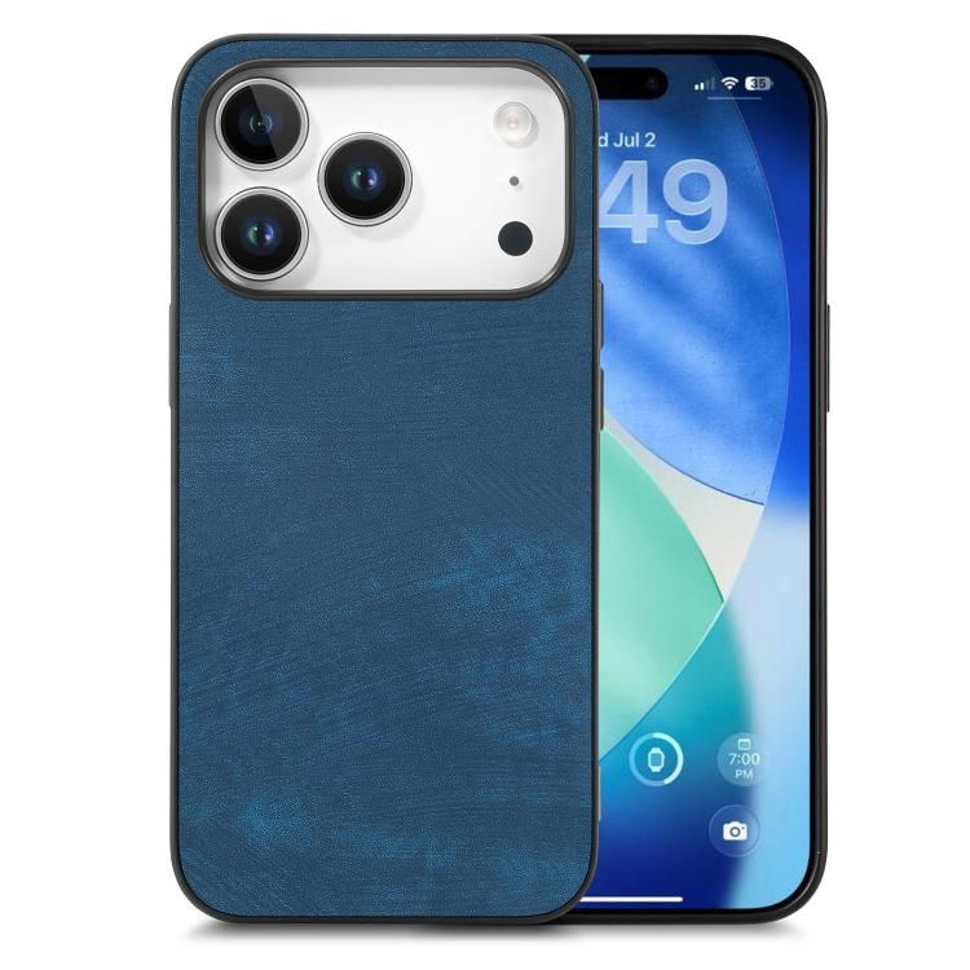 IPhone Series Leather Case With Protective TPU PC Back Cover 9
