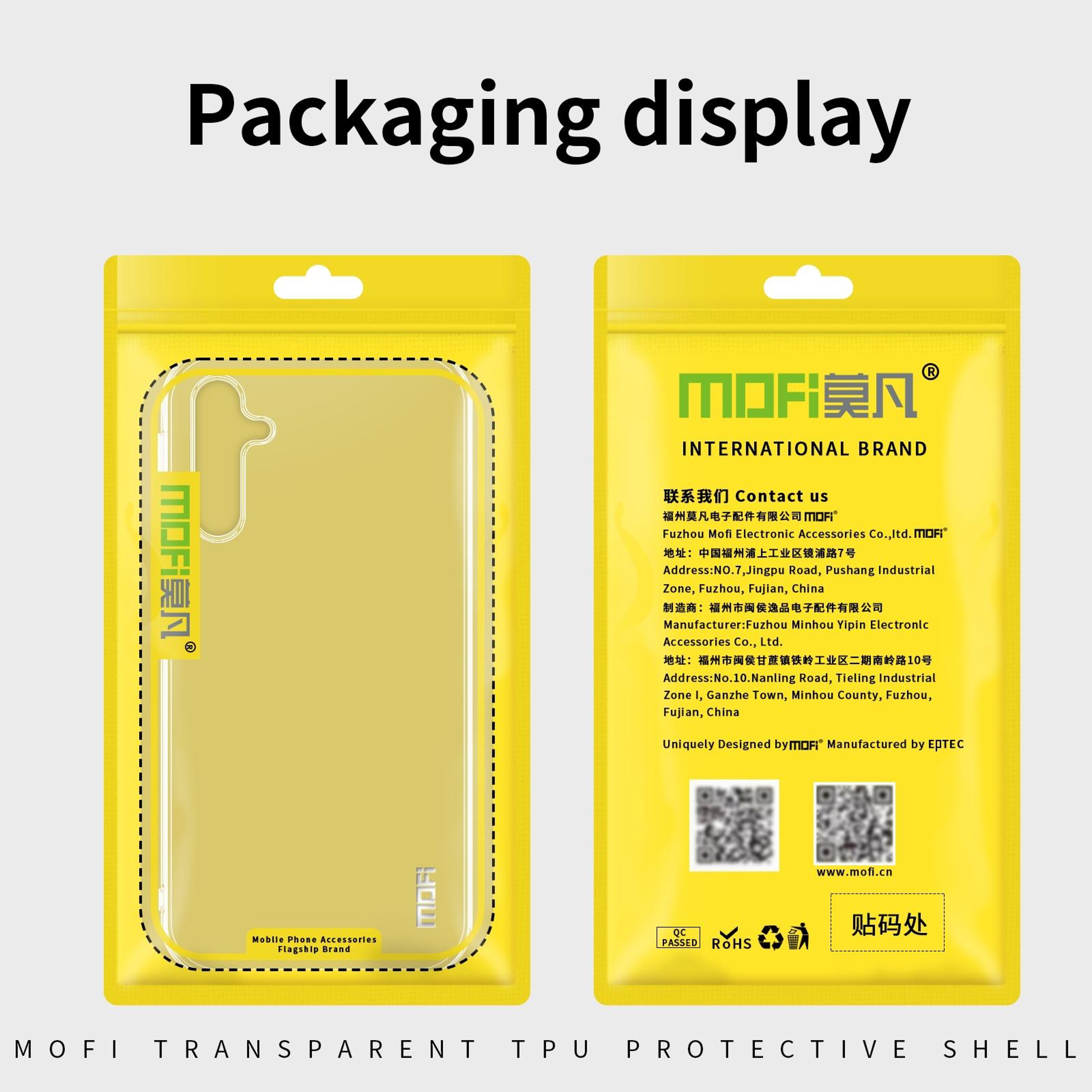 MOFI Ming Samsung Galaxy M34 5G Case Ultra-Thin Clear TPU Case with Lightweight Scratch Protection – view 7