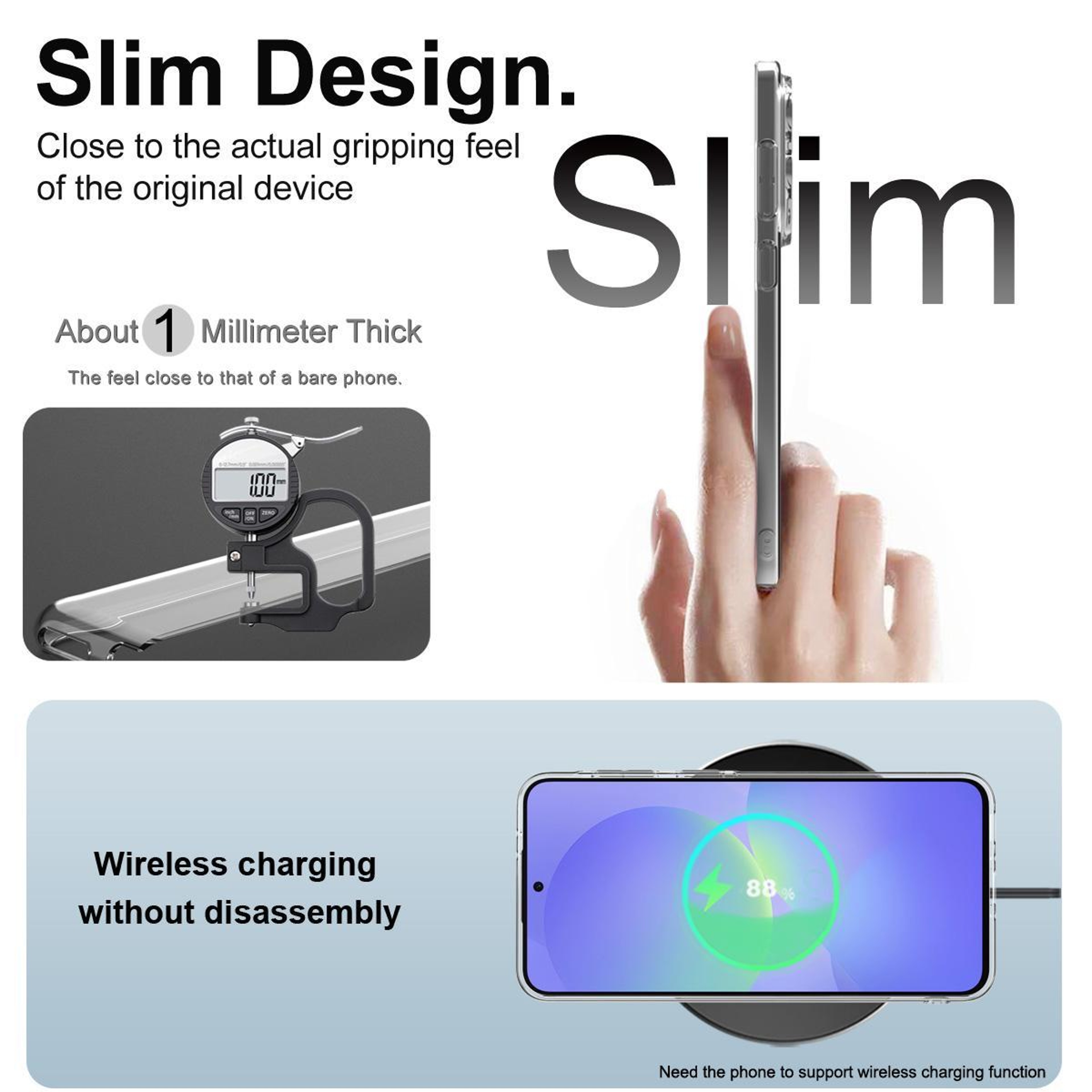 imak UX-5 Samsung Galaxy A37 5G Case Slim Clear Shockproof TPU Cover – view 6