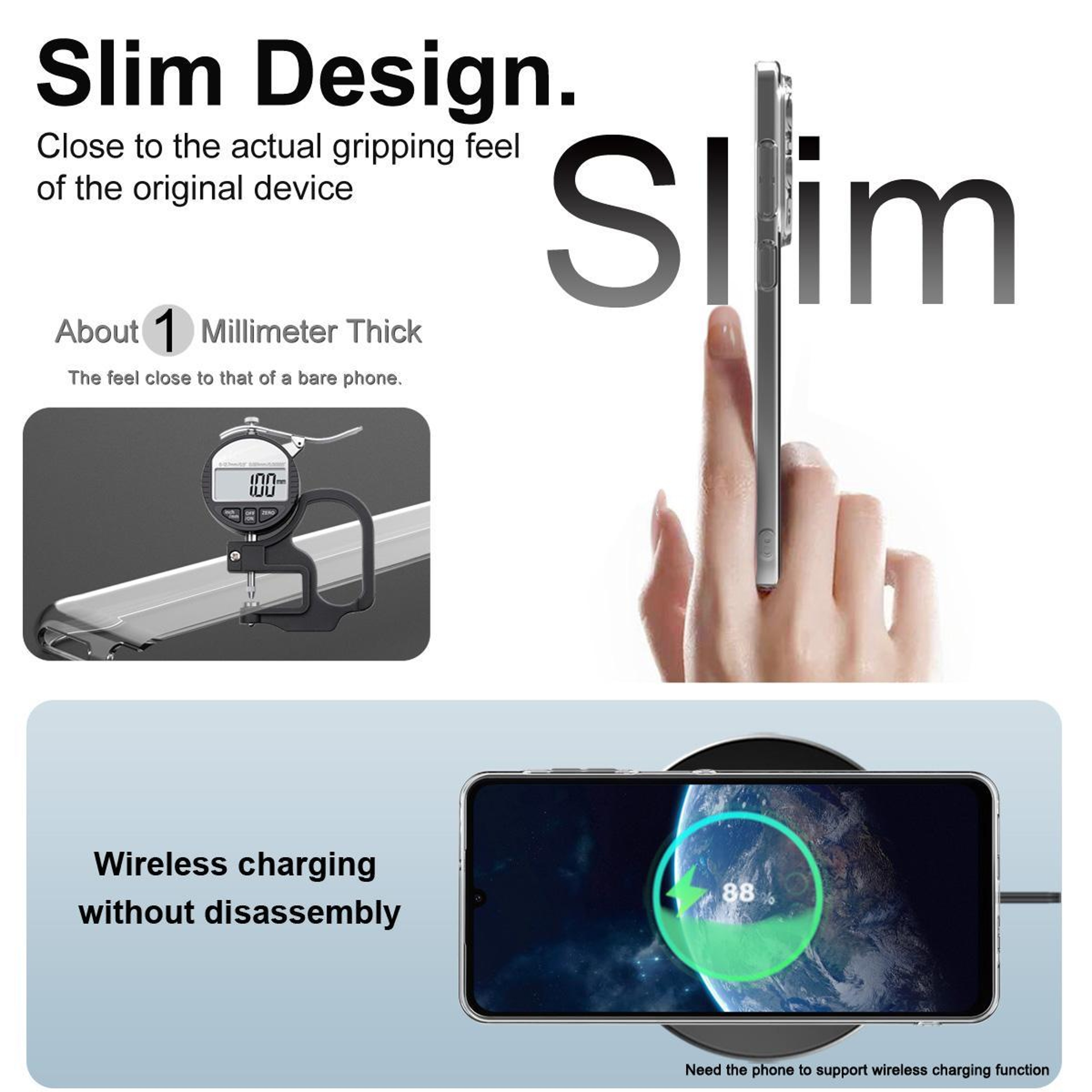 Samsung Galaxy A07 4G Clear Case Slim Shockproof TPU Cover – view 6