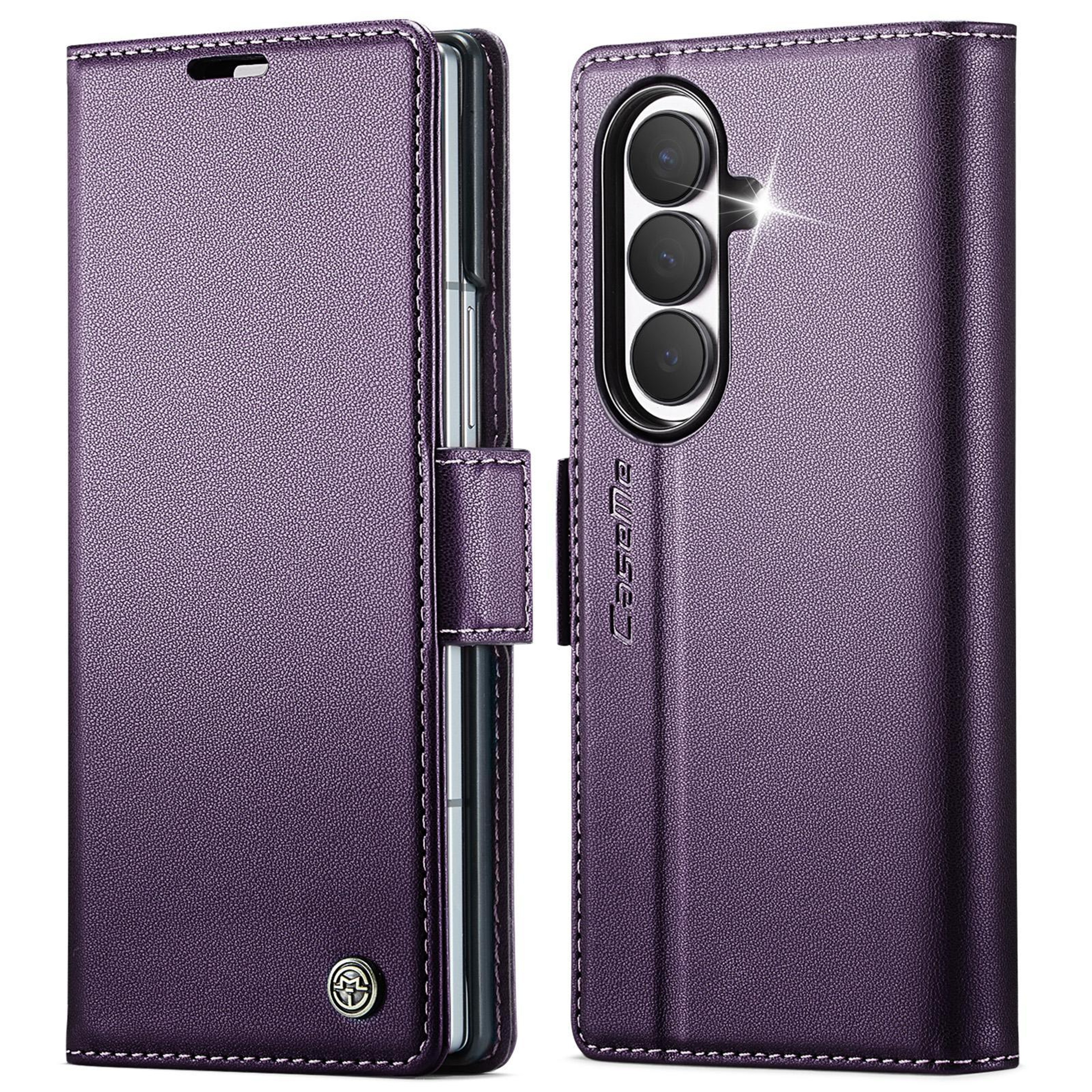 Galaxy Z Fold8 Ultra Case RFID Leather Wallet Case With Card Holder And Stand 0