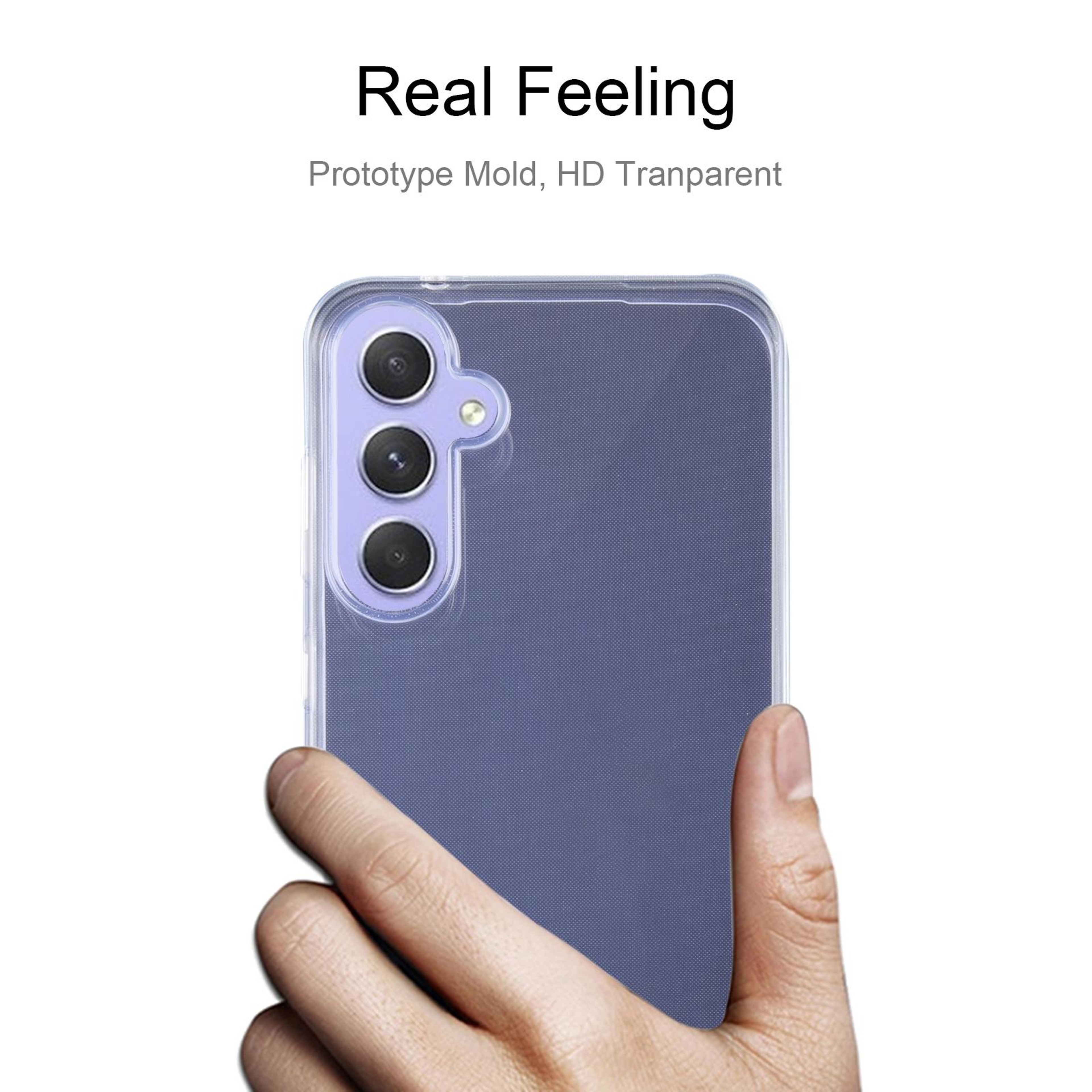 Samsung Galaxy S23 FE Case Ultra-Thin Clear TPU Protective Cover – view 3