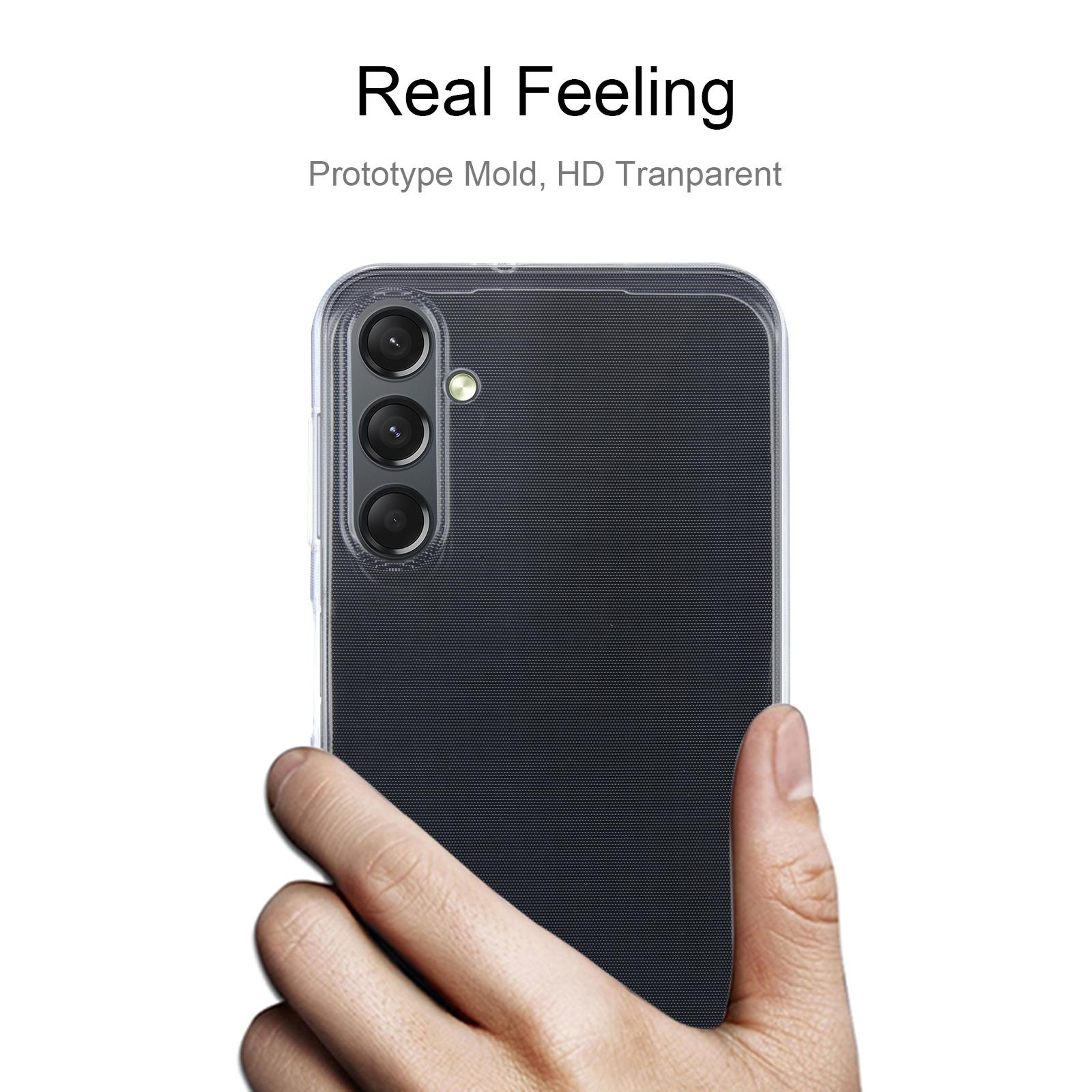 Samsung Galaxy A24 Clear TPU Case Ultra-Thin Flexible Scratch Protection Cover – view 3