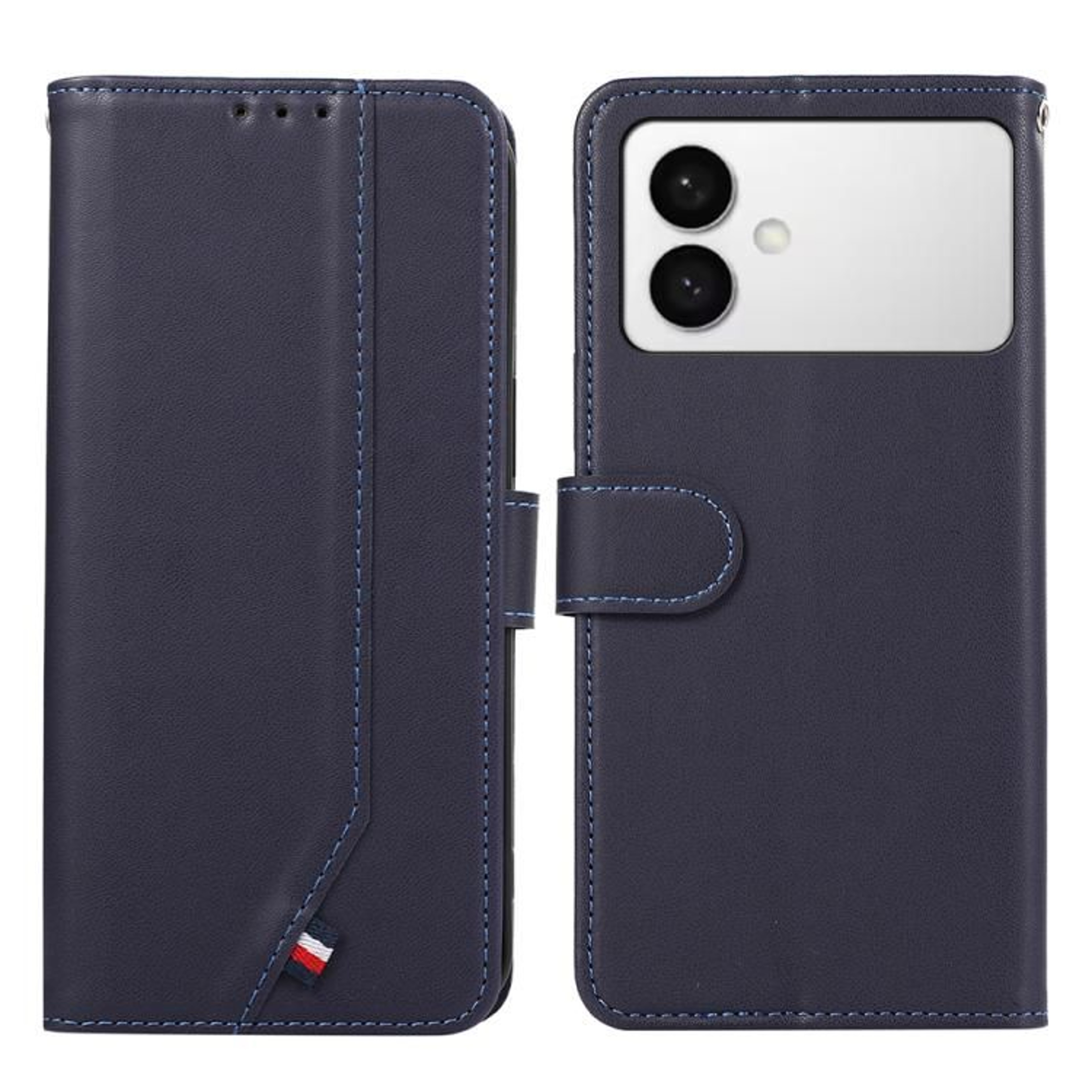 Samsung Galaxy S26 Edge Wallet Case With RFID Blocking Card Slots And Stand 8