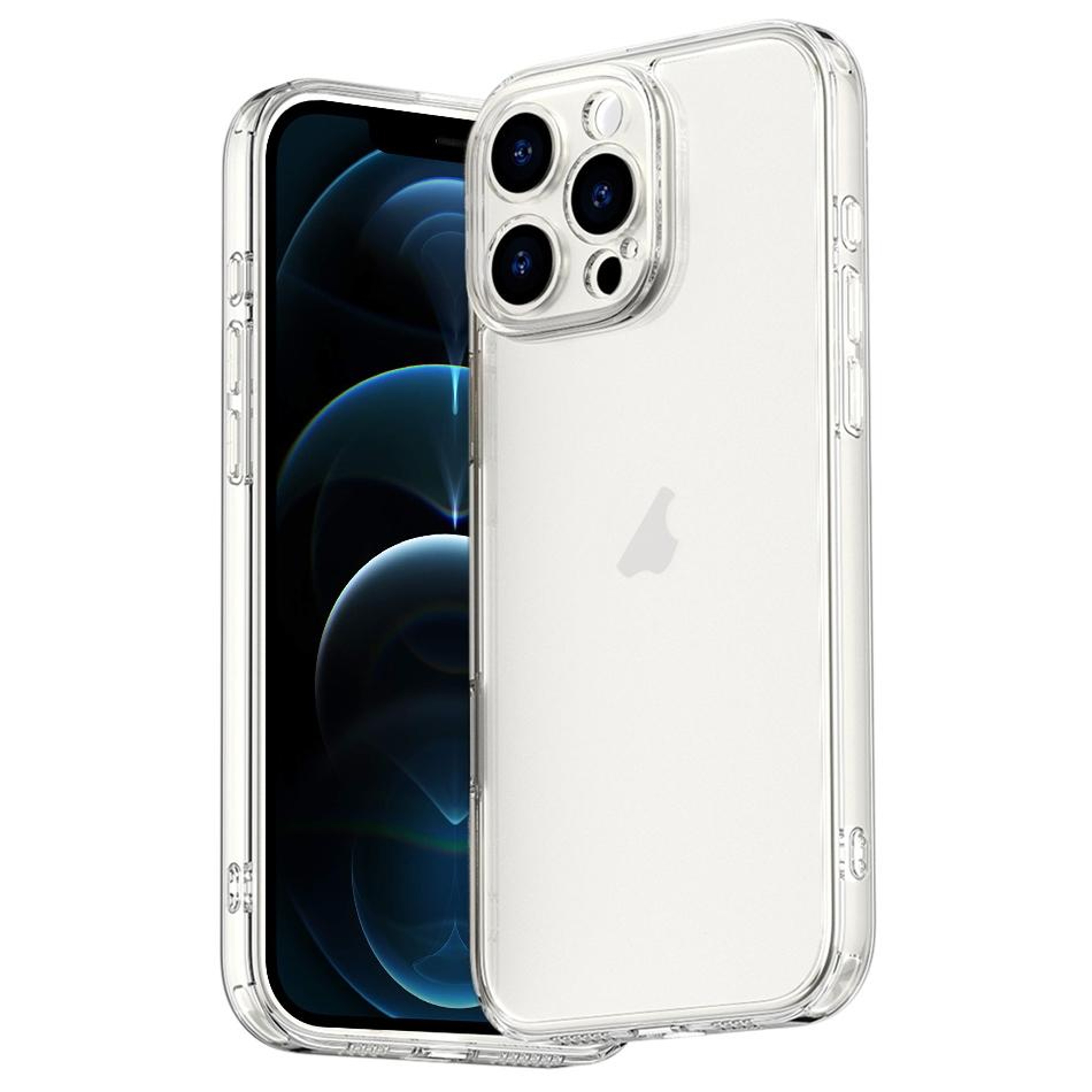 CrystalGuard iPhone 12 Pro Max Clear Case with 9H Glass and Shockproof Corner Protection – view 1