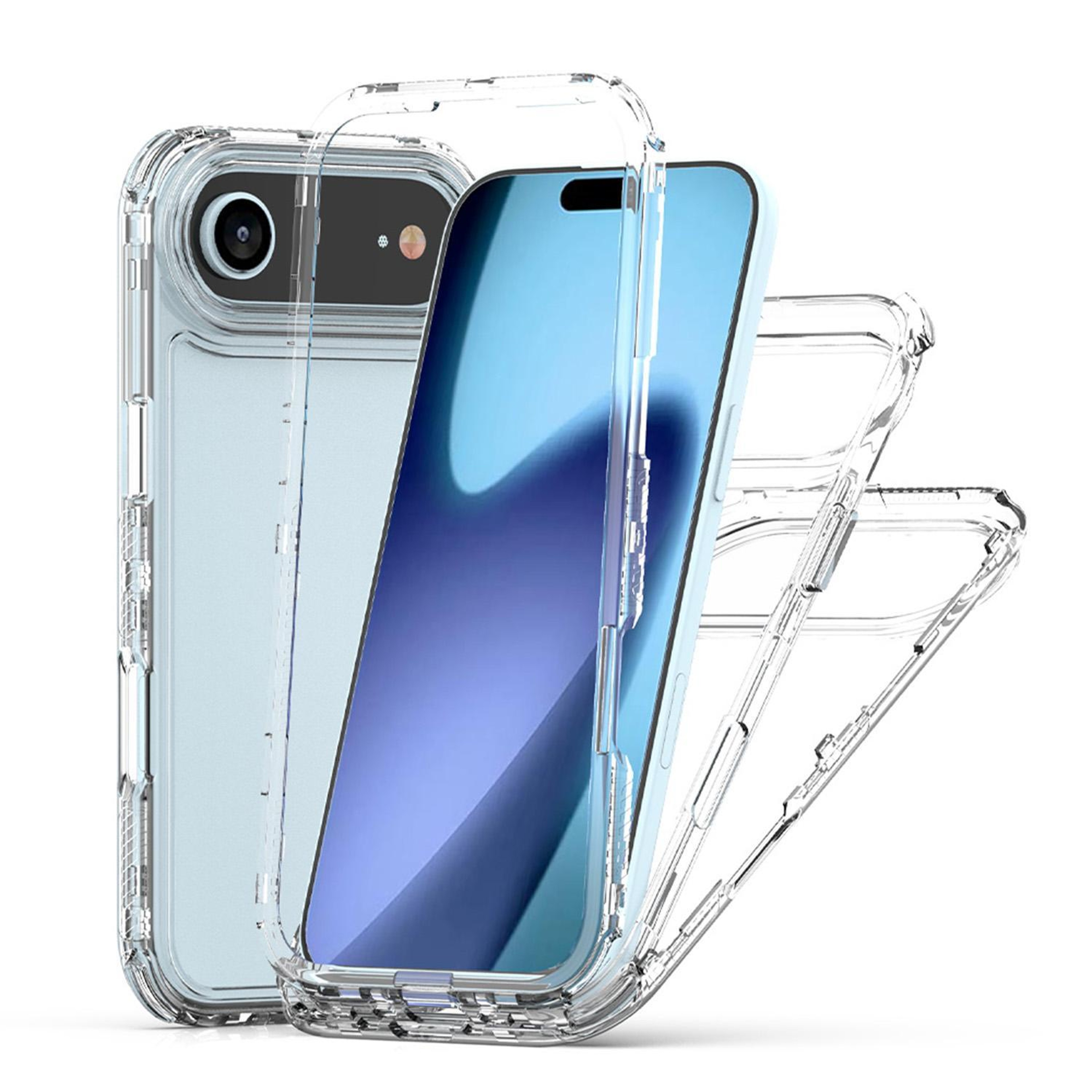 iPhone Air Clear Acrylic Case Slim Protective TPU Cover – view 1