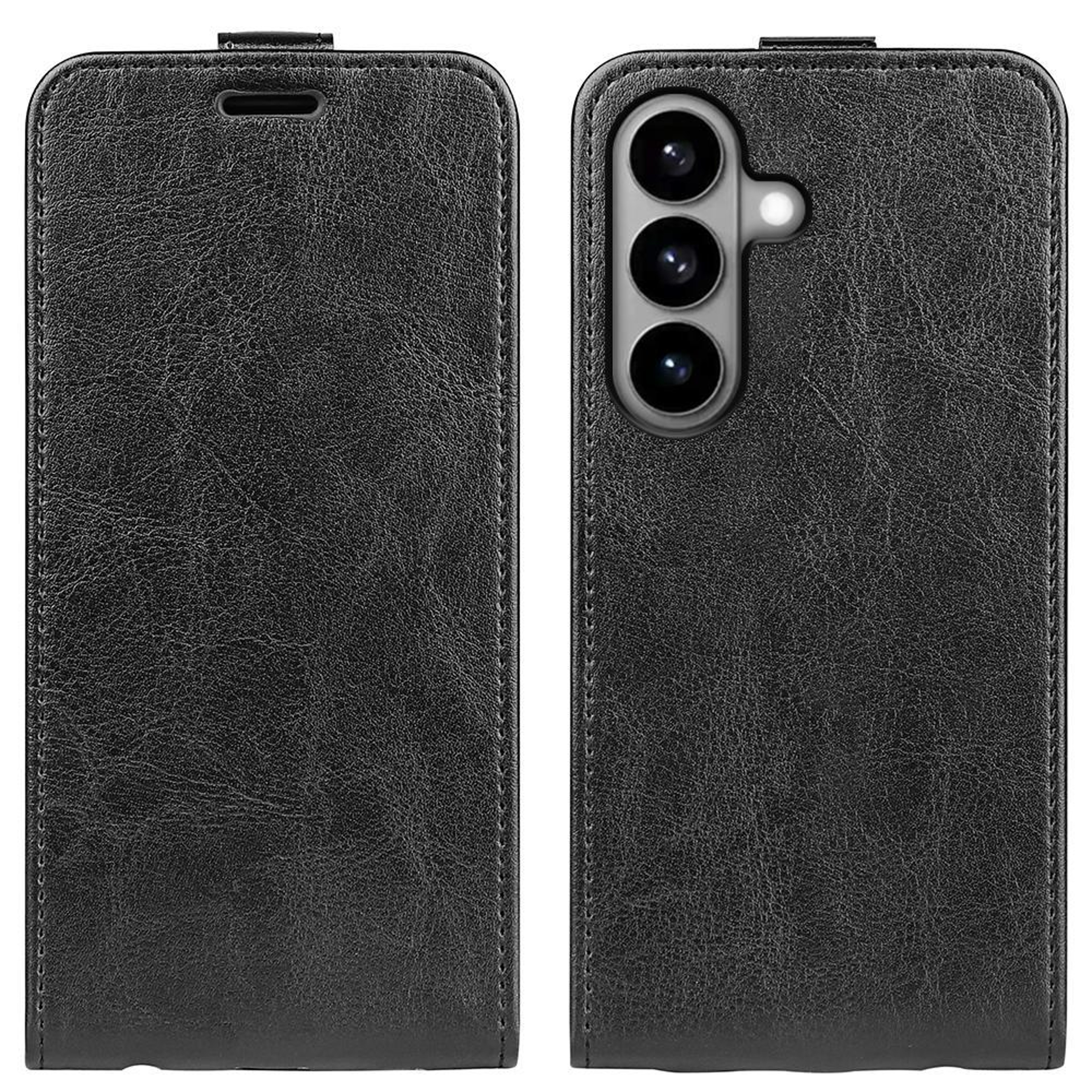 Galaxy S26 5G Leather Flip Wallet Case With Card Slot And Shockproof TPU Protection 0