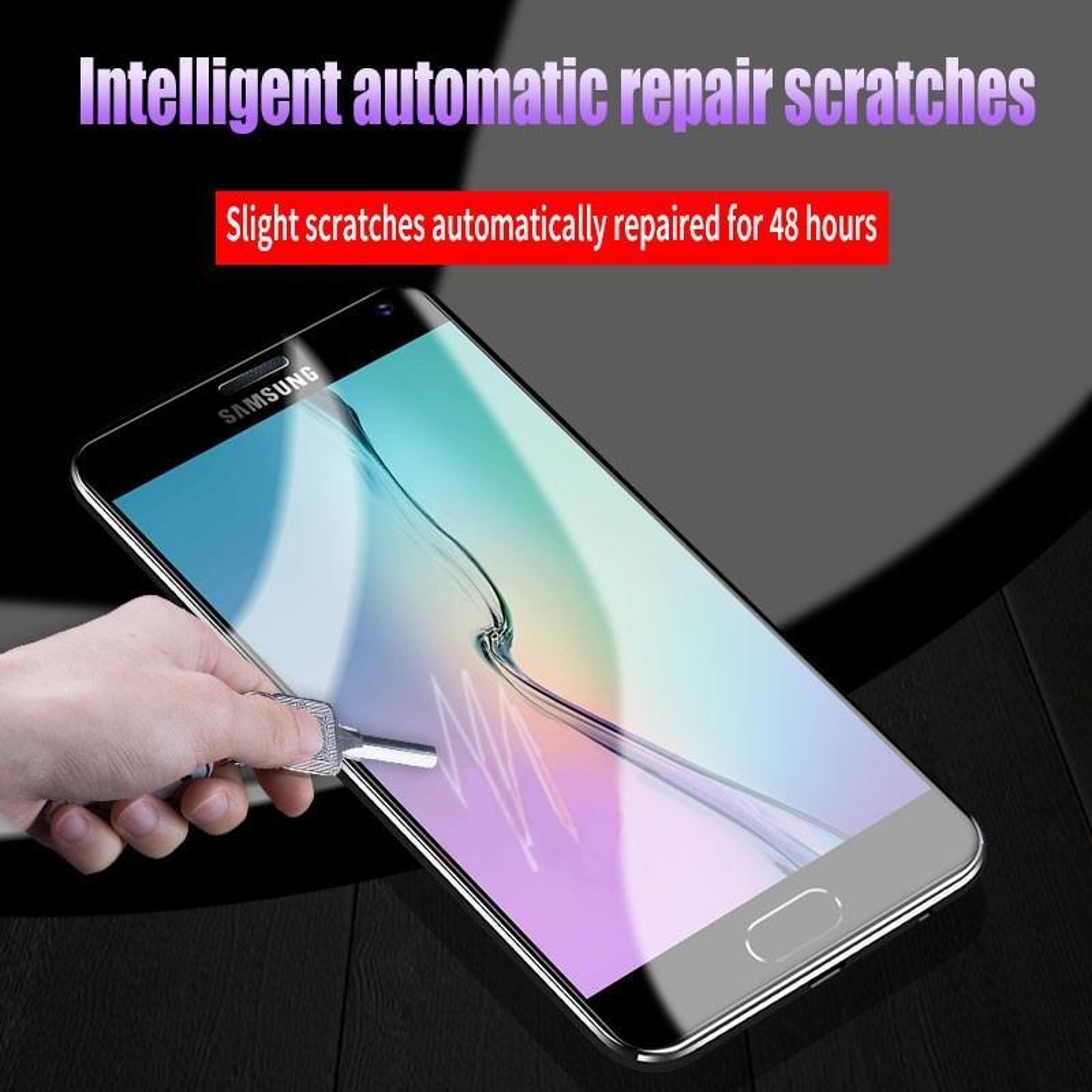 Galaxy A18 4G Full Coverage Hydrogel Screen Protector with Scratch Protection – view 3