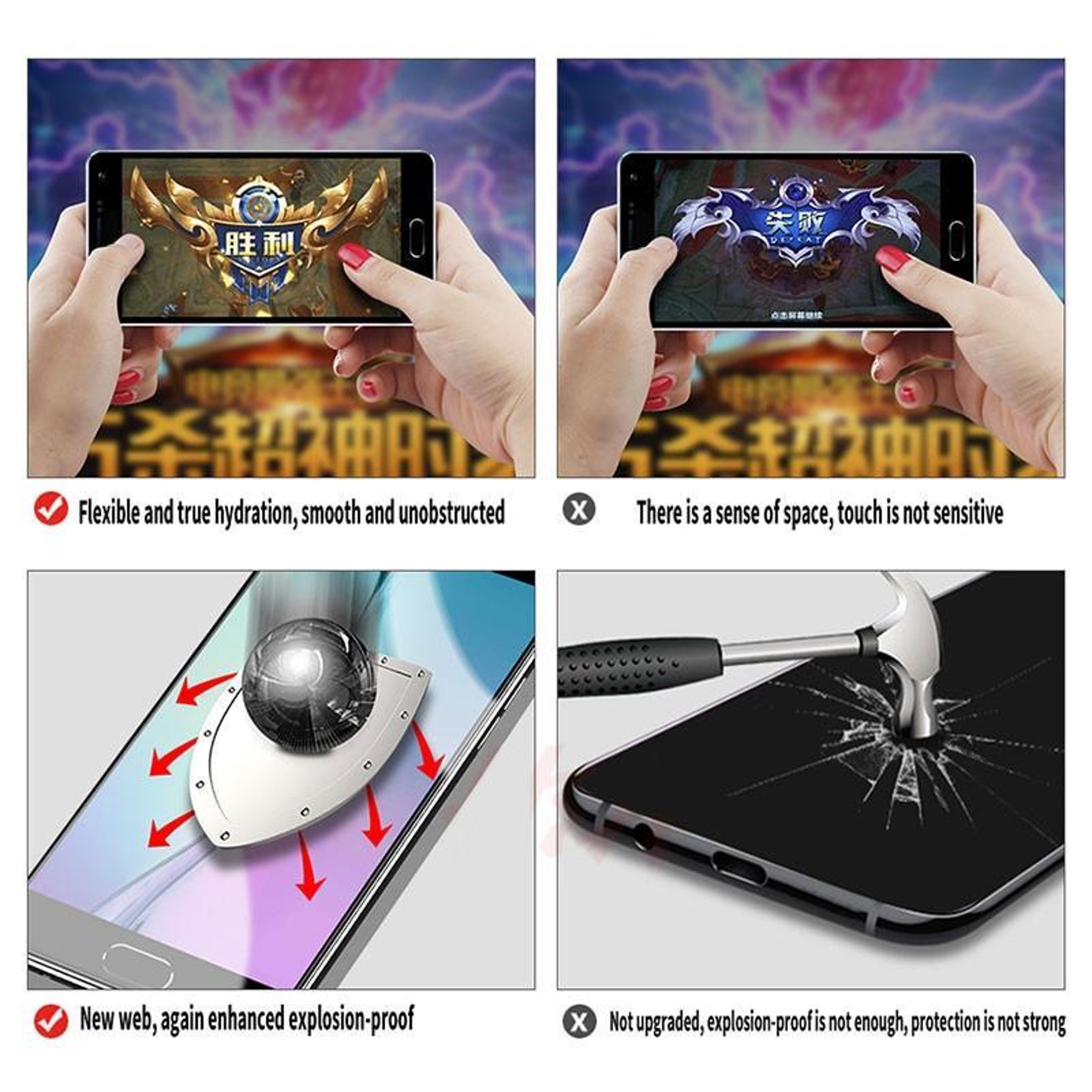 Samsung Galaxy A37 5G Hydrogel Screen Protector Full Coverage HD Clear Film – view 7