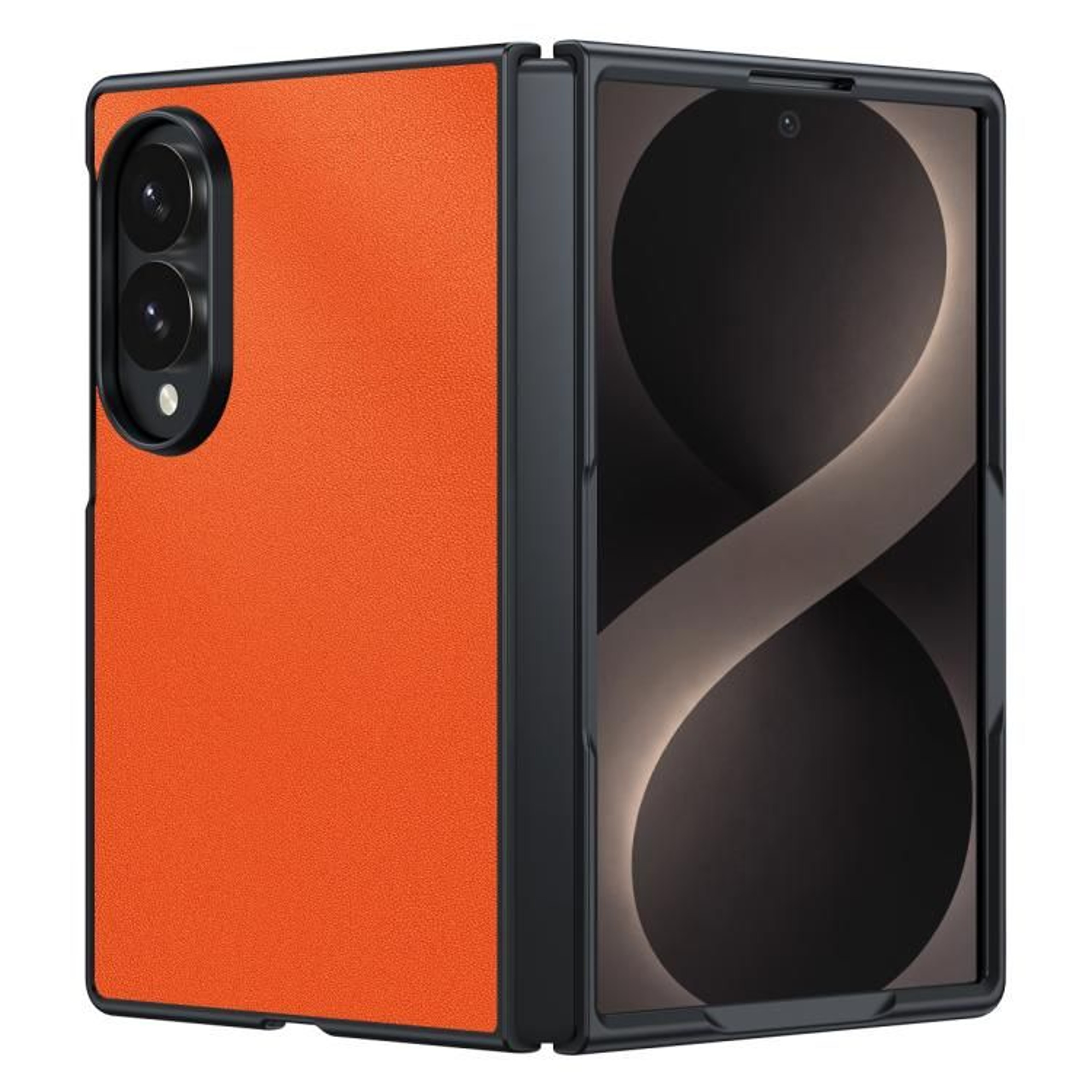 Samsung Galaxy Z Fold8 5G Ultra Thin PU Leather Case With Anti Scratch Grip 6