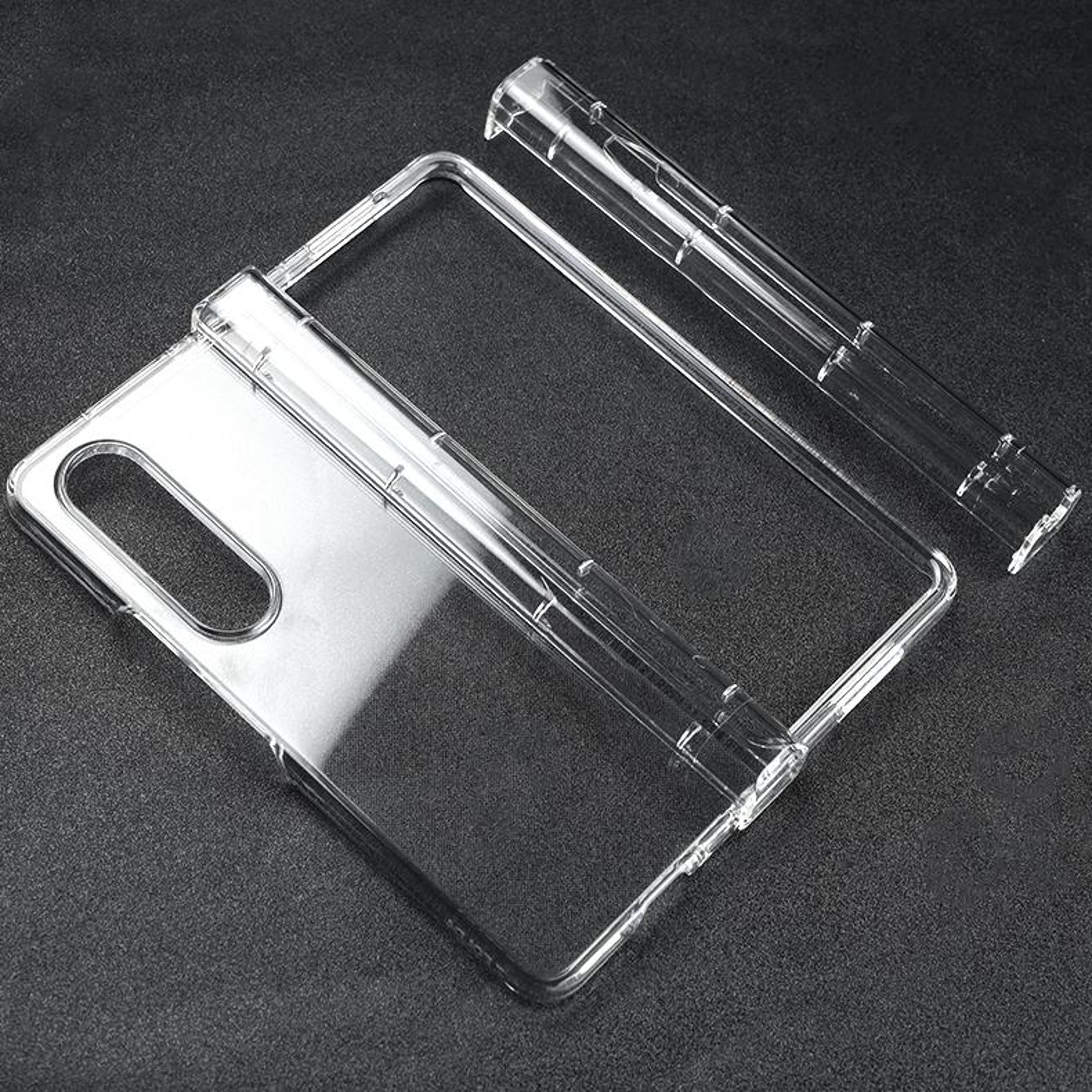 Samsung Galaxy Z Fold4 3 in 1 Transparent PC Case Slim Protective Cover – view 6