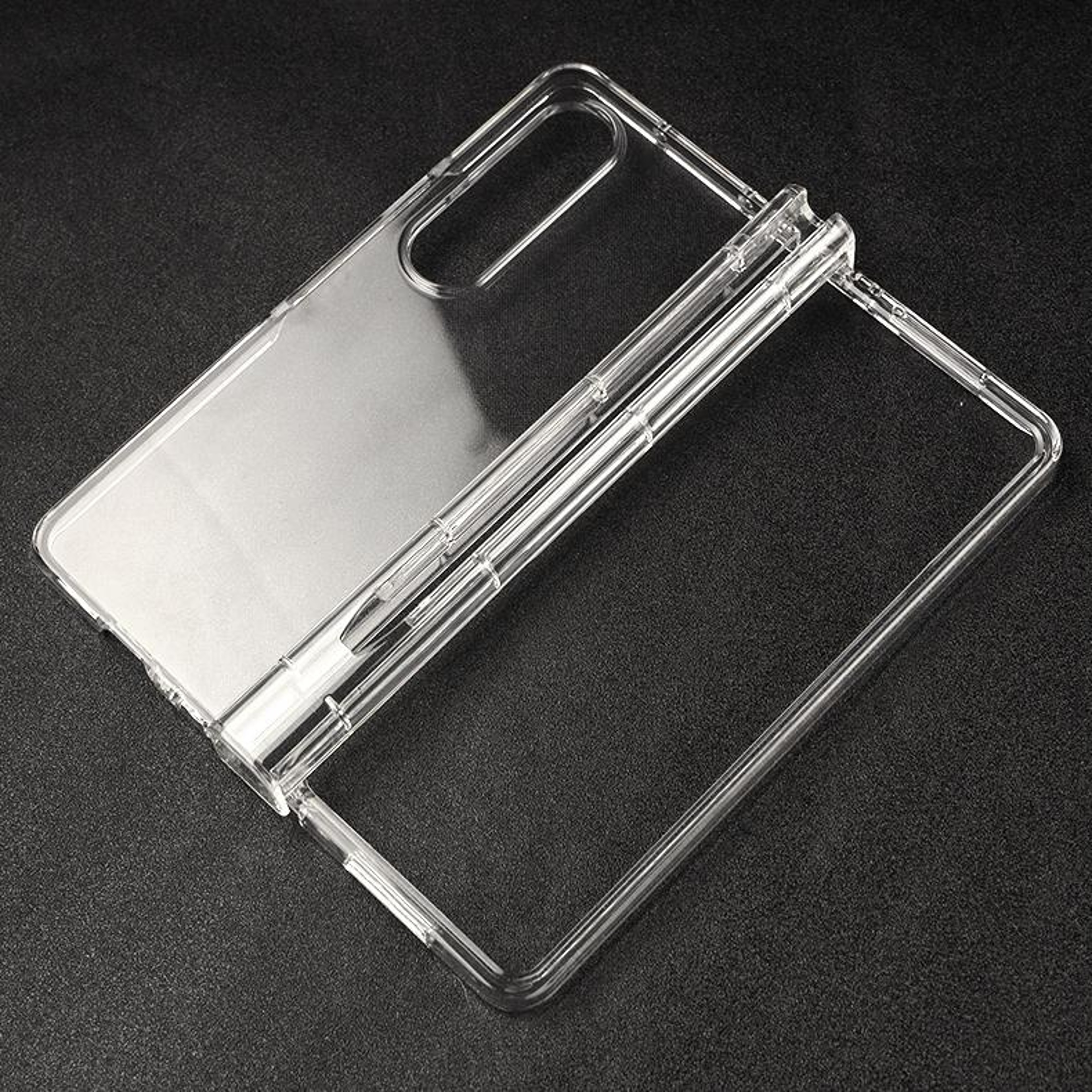 Samsung Galaxy Z Fold4 Clear Shockproof Case with S Pen Holder – view 2