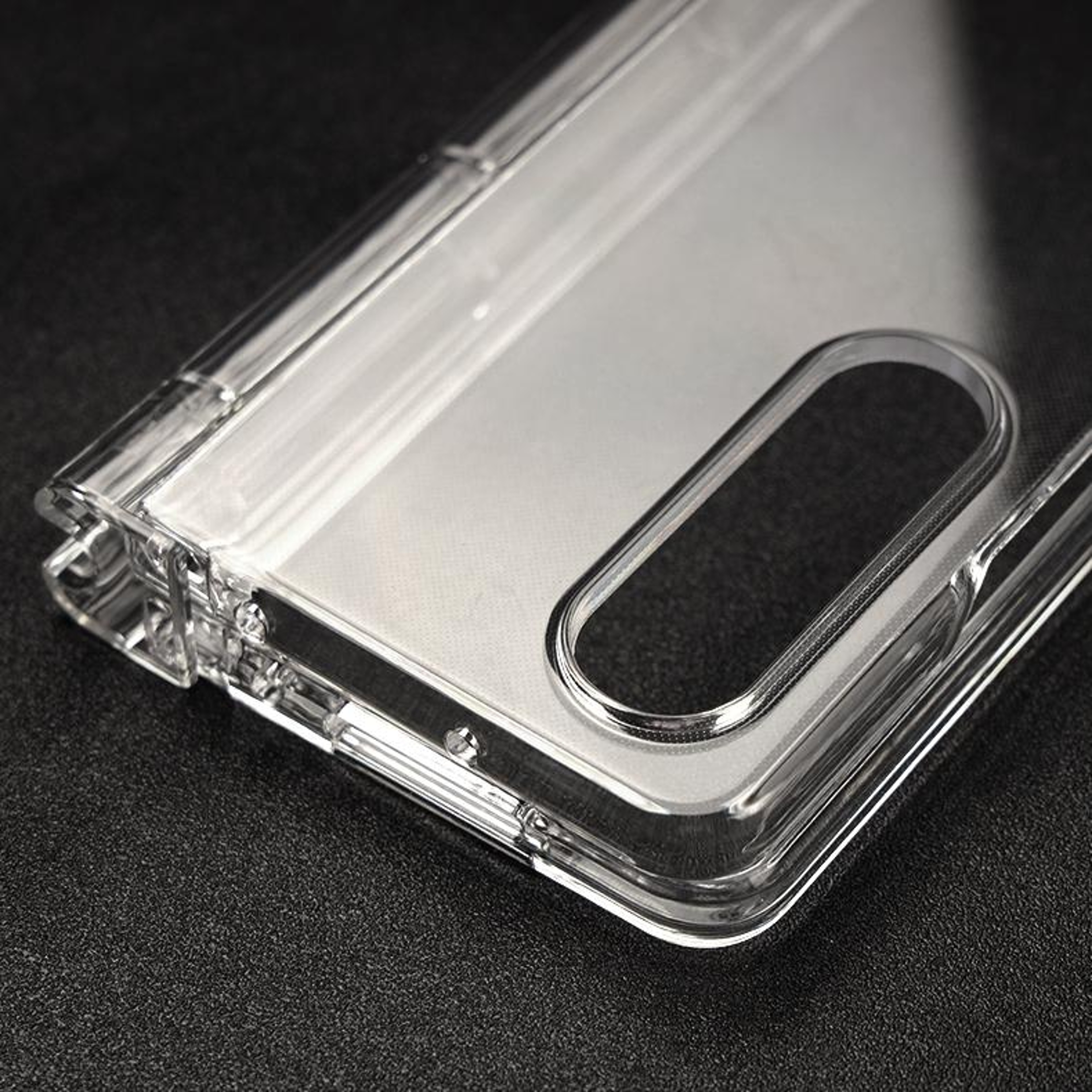 Samsung Galaxy Z Fold4 Clear Shockproof Case with S Pen Holder – view 5
