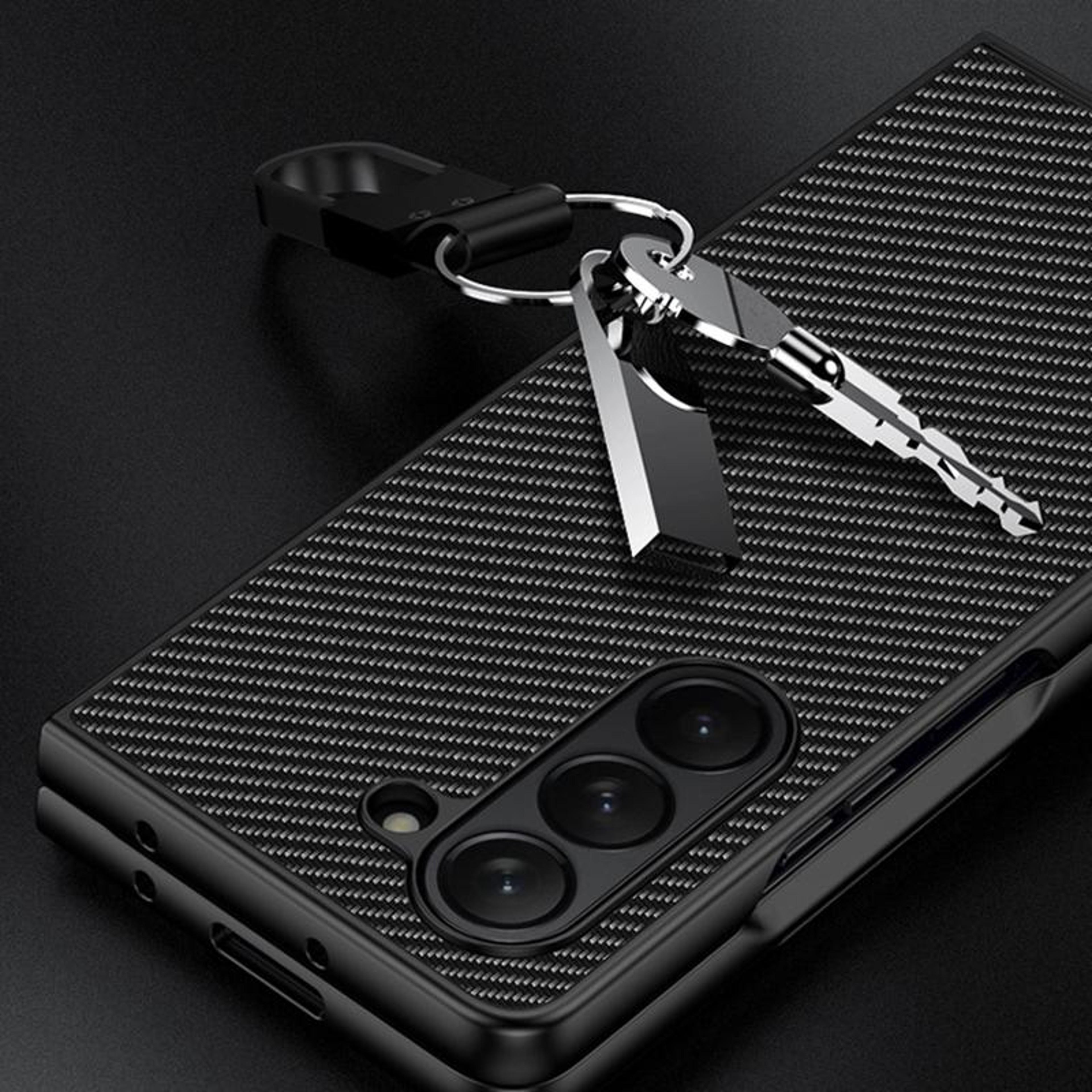 Samsung Galaxy Z Fold5 Ultra Thin Leather Case Slim Anti Scratch Protective Cover 3