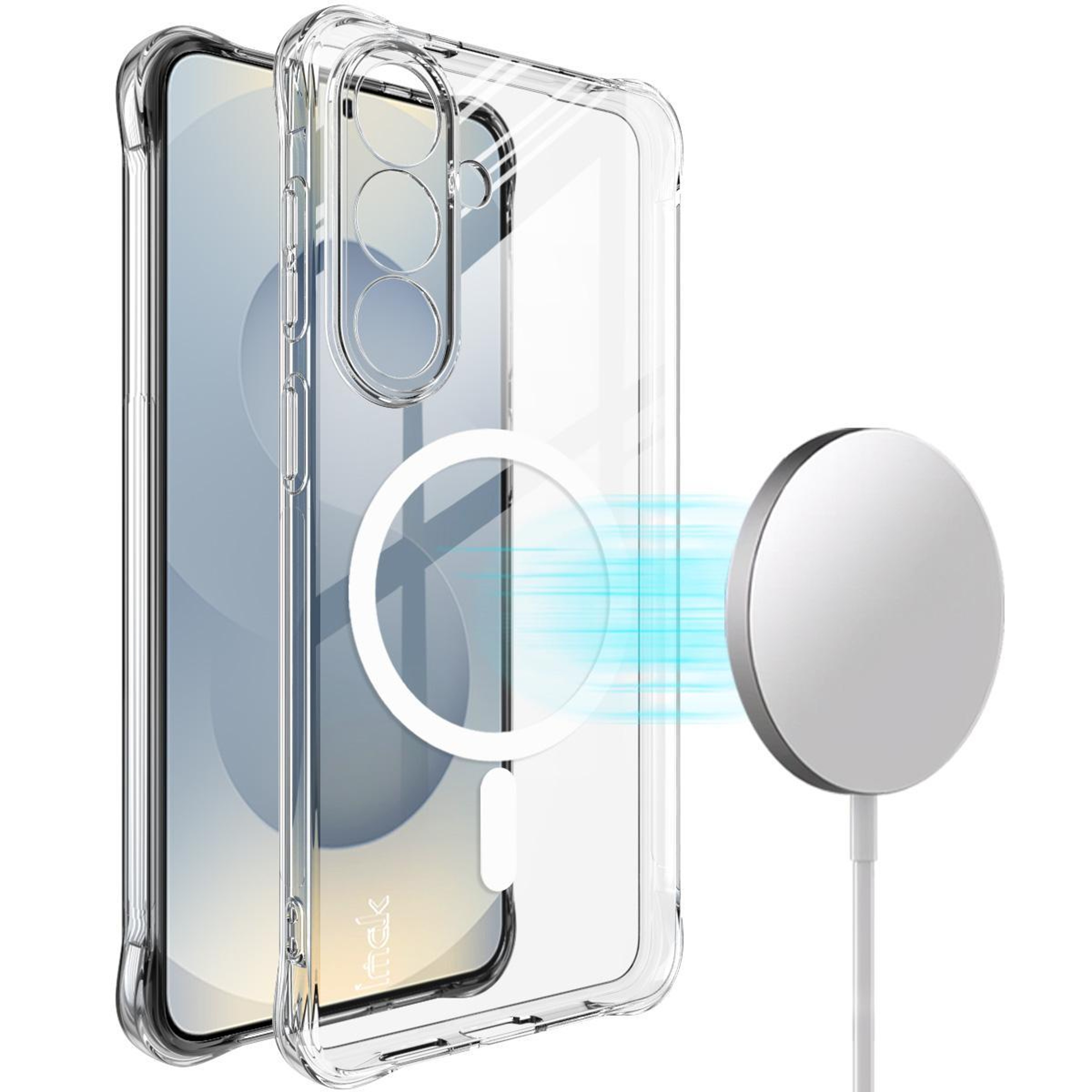 Samsung Galaxy S26 Plus 5G Magnetic Shockproof Clear TPU Case – view 1