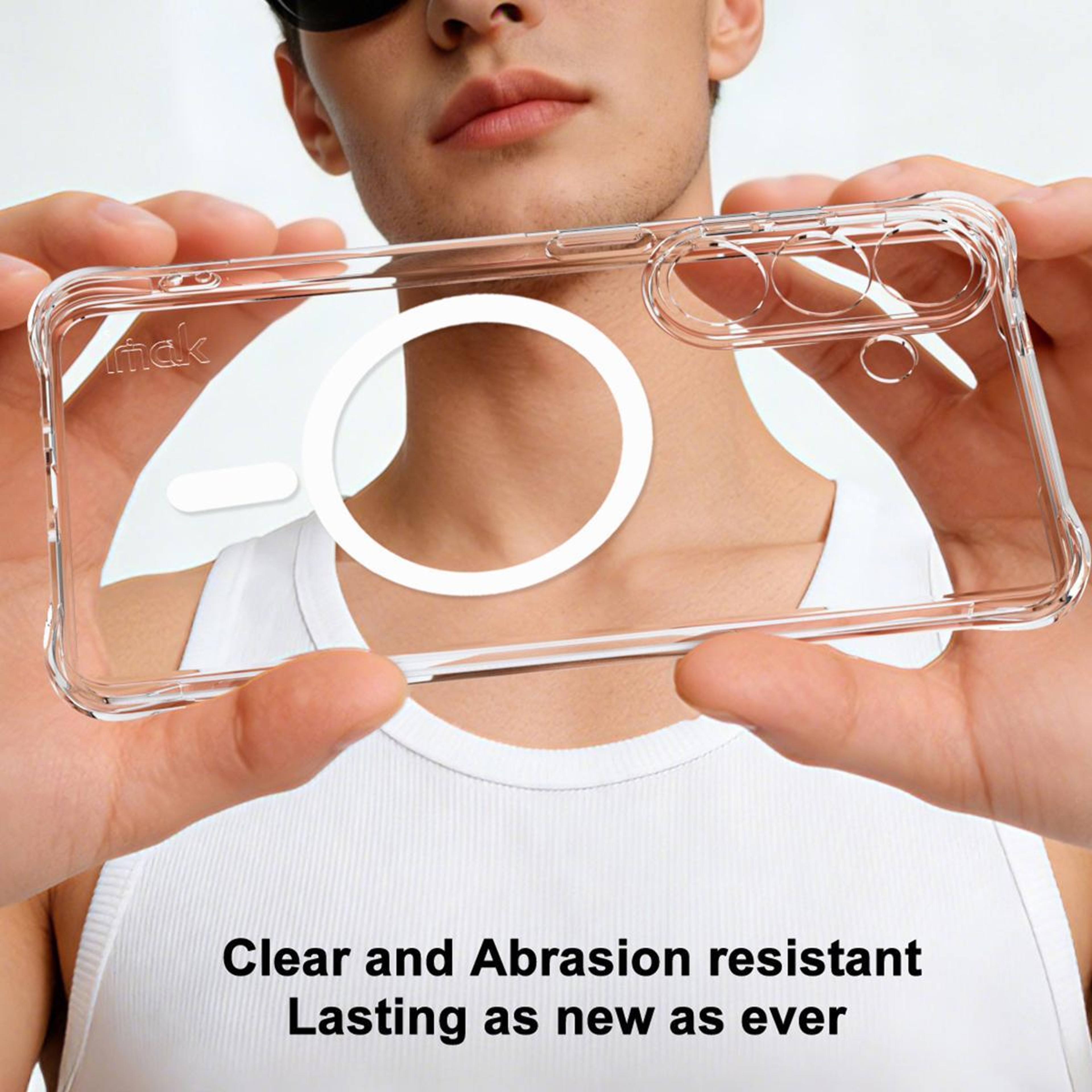 Samsung Galaxy S26 5G Case Clear Magnetic Shockproof Airbag TPU Cover – view 5
