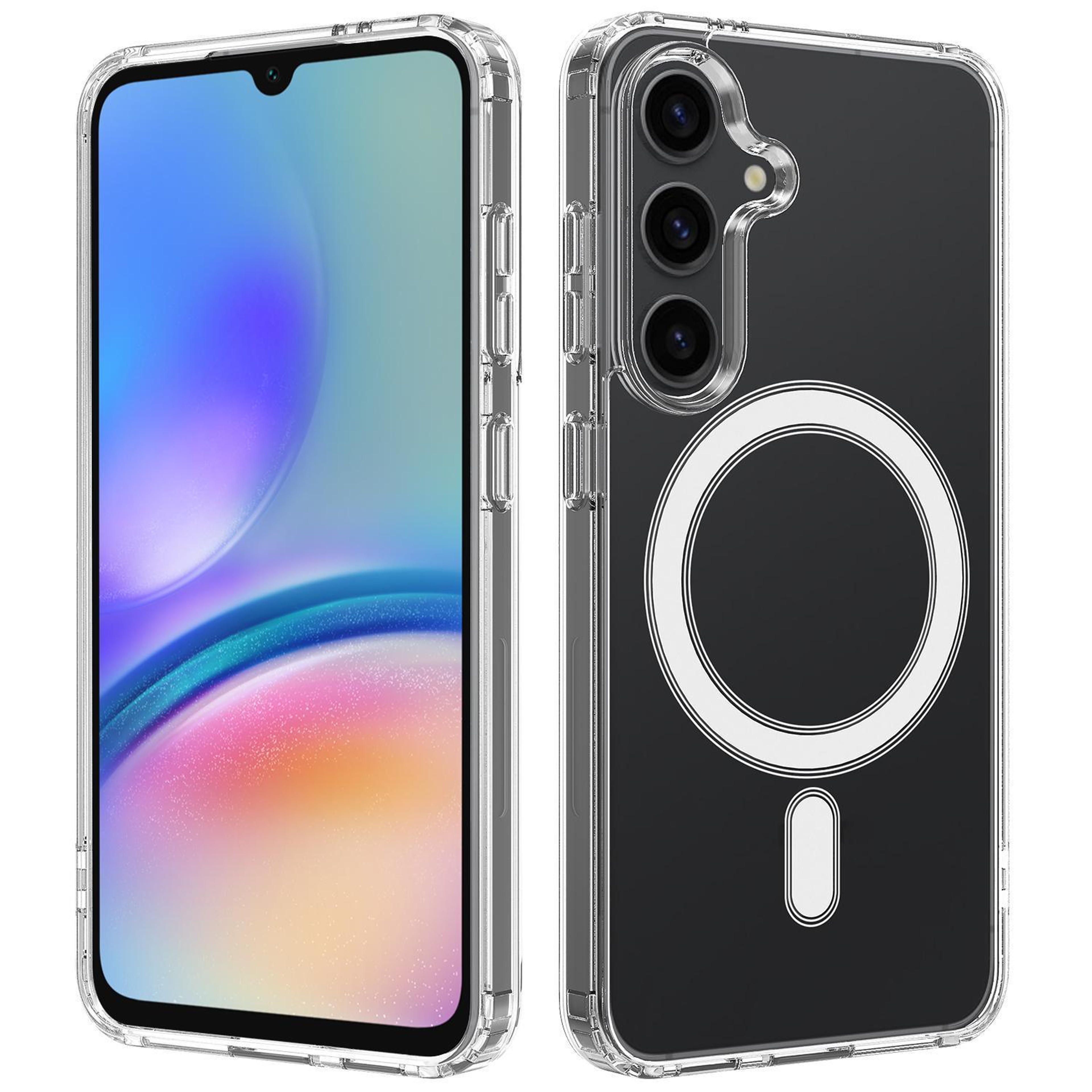 Samsung Galaxy A05s Clear MagSafe Case with Magnetic Charging and Drop Protection – view 1