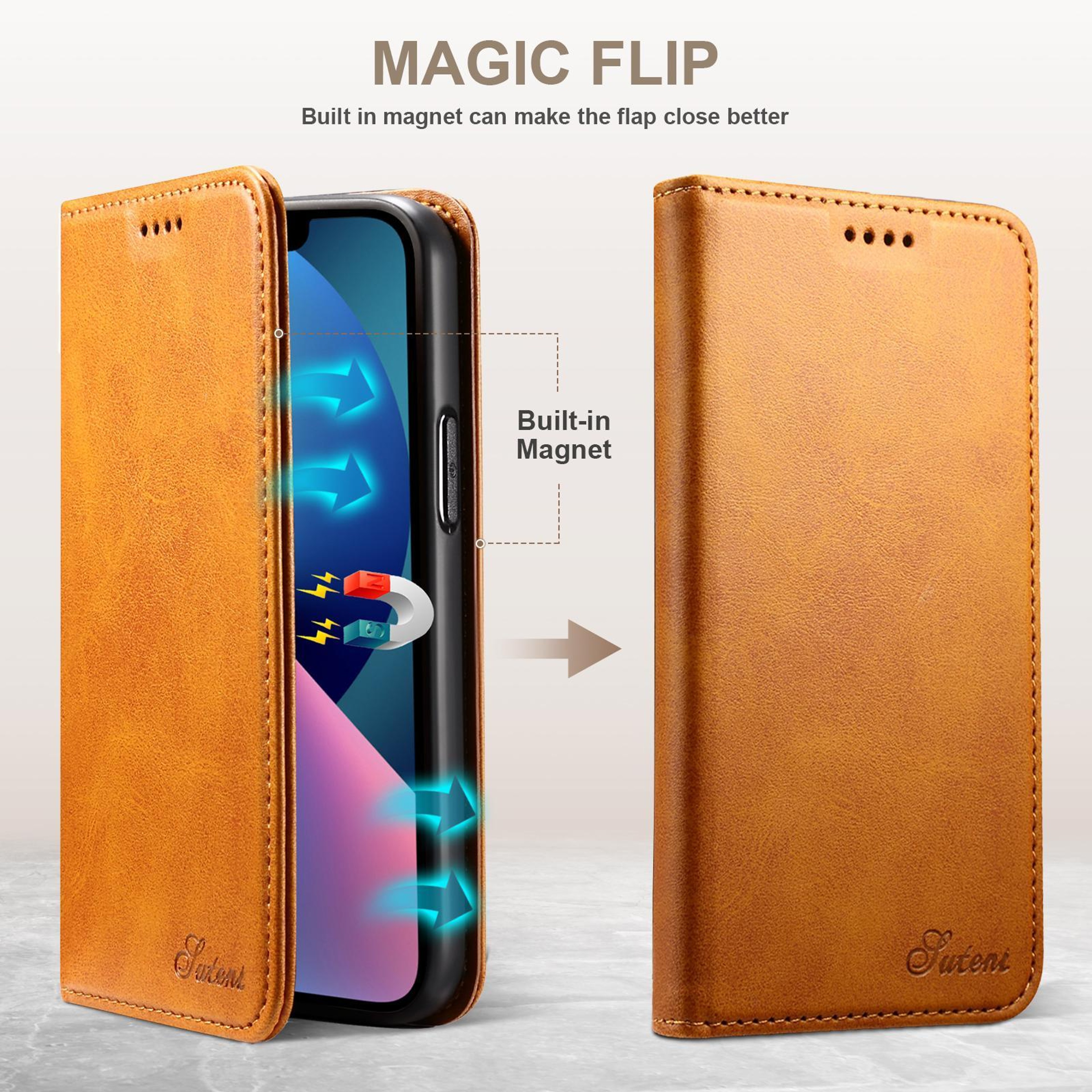 Samsung Galaxy S25 Ultra Leather Wallet Case With Card Slots And Kickstand 2