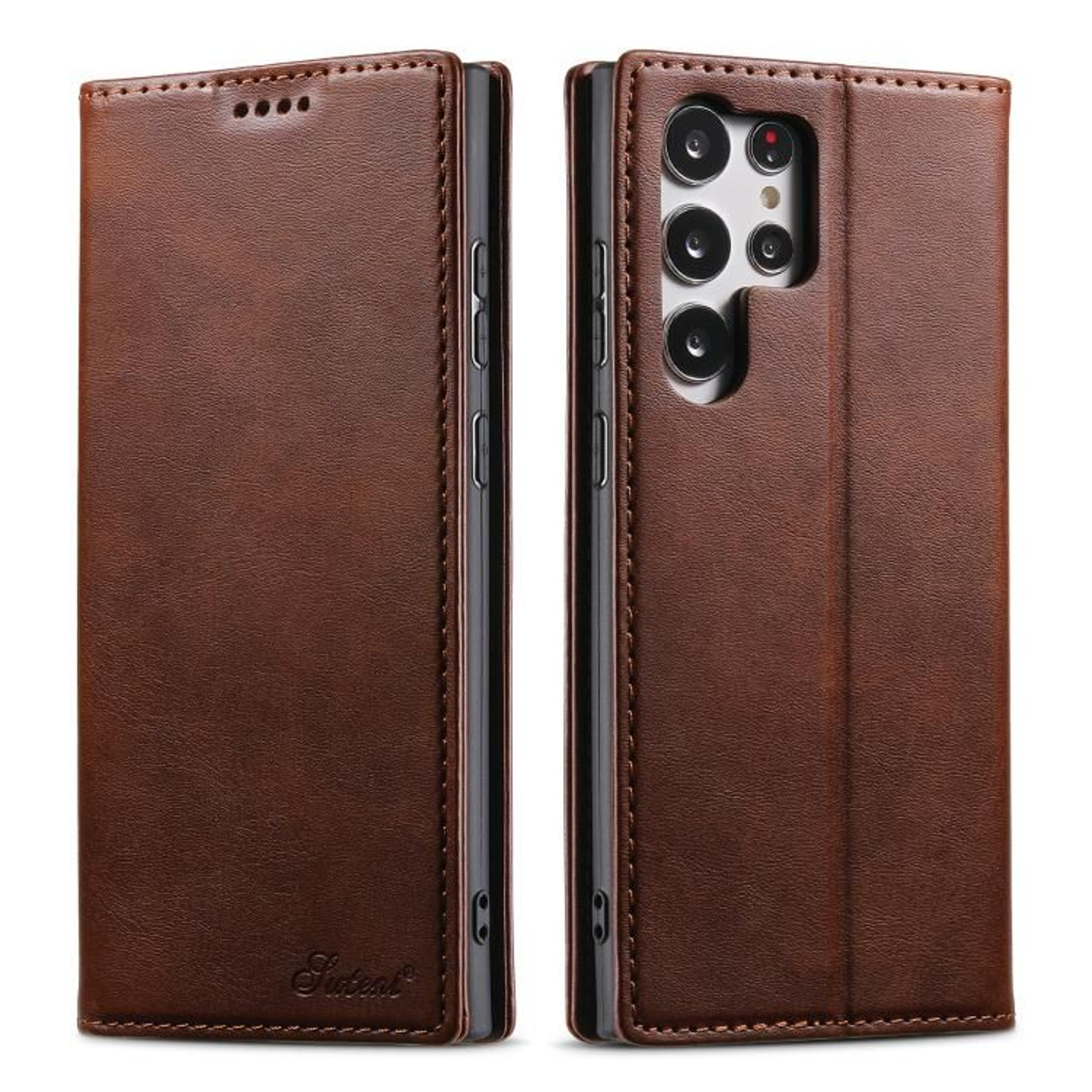 Samsung Galaxy S25 Ultra Leather Wallet Case With Card Slots And Kickstand 8