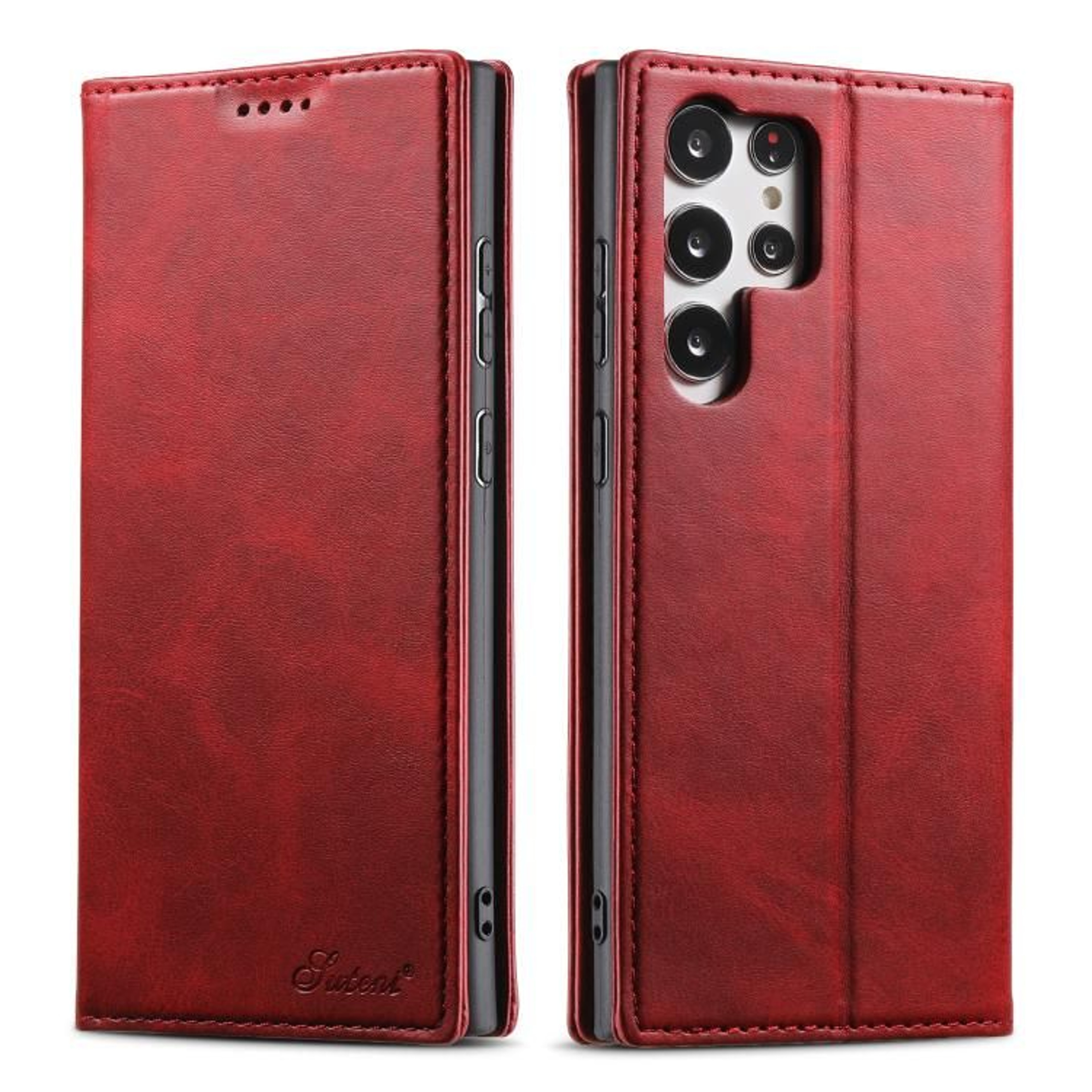 Samsung Galaxy S25 Ultra Leather Wallet Case With Card Slots And Kickstand 9
