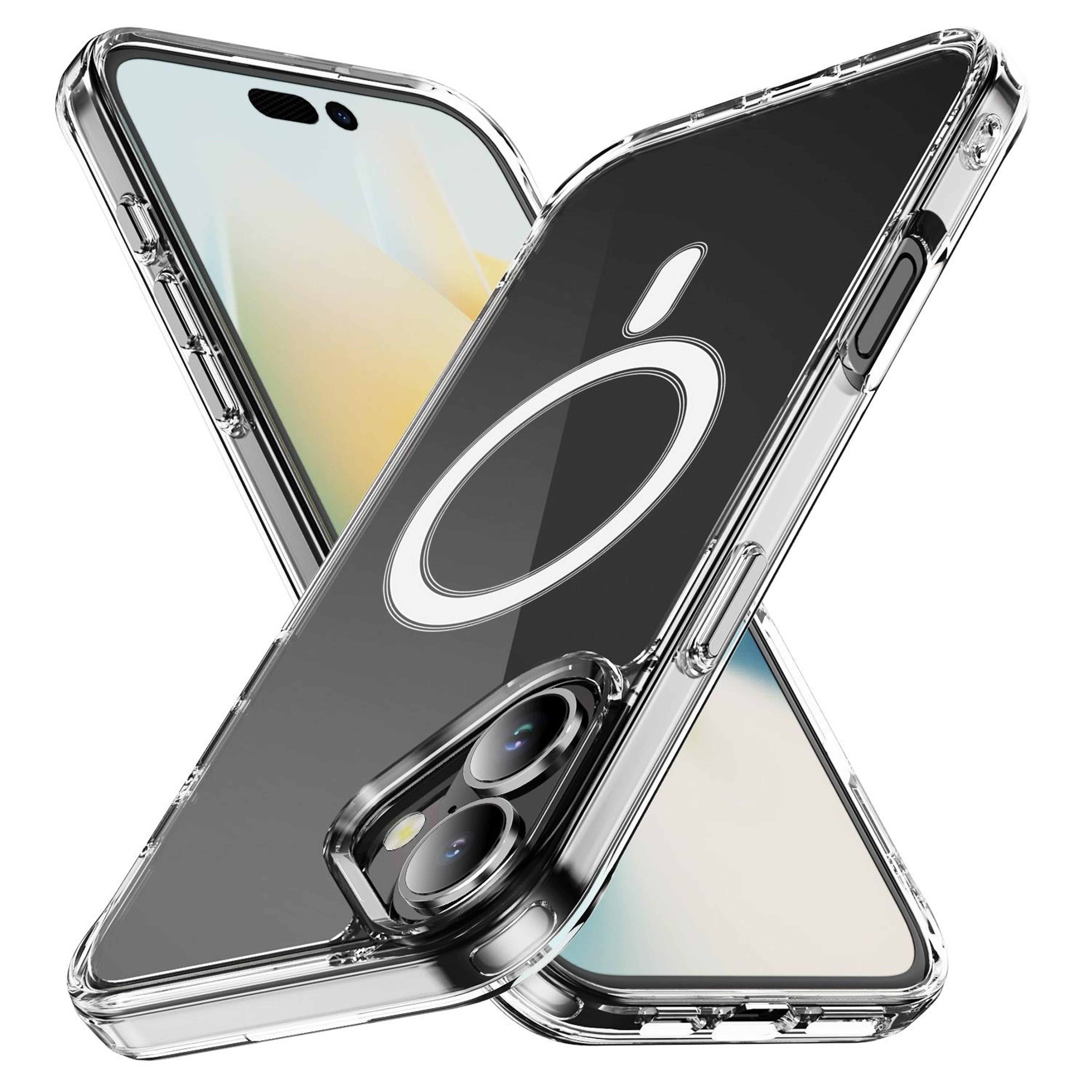 iPhone 16 Plus MagSafe Clear Case with Protective PC TPU Design – view 1