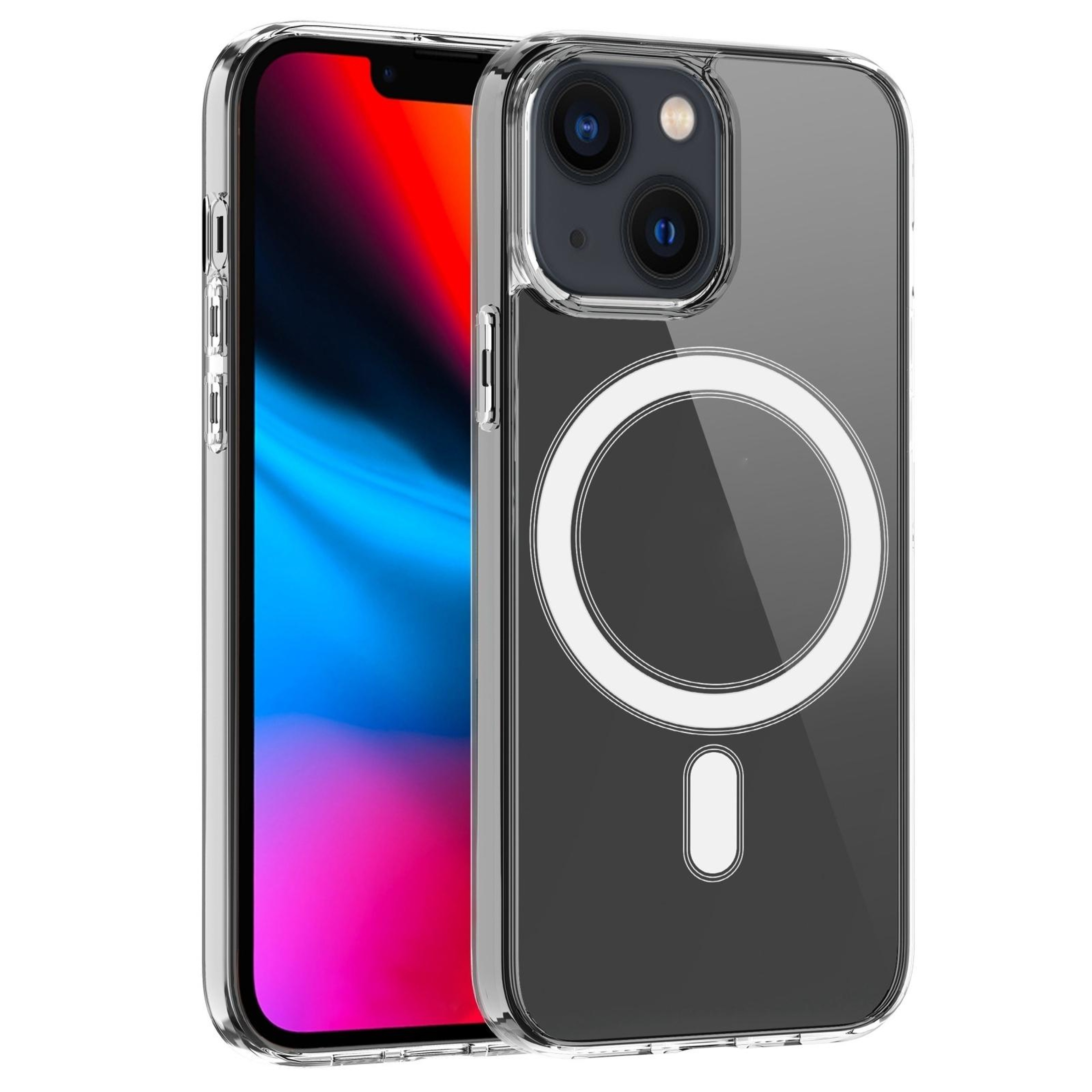 iPhone 15 Clear MagSafe Case with PC TPU Protective Cover – view 1