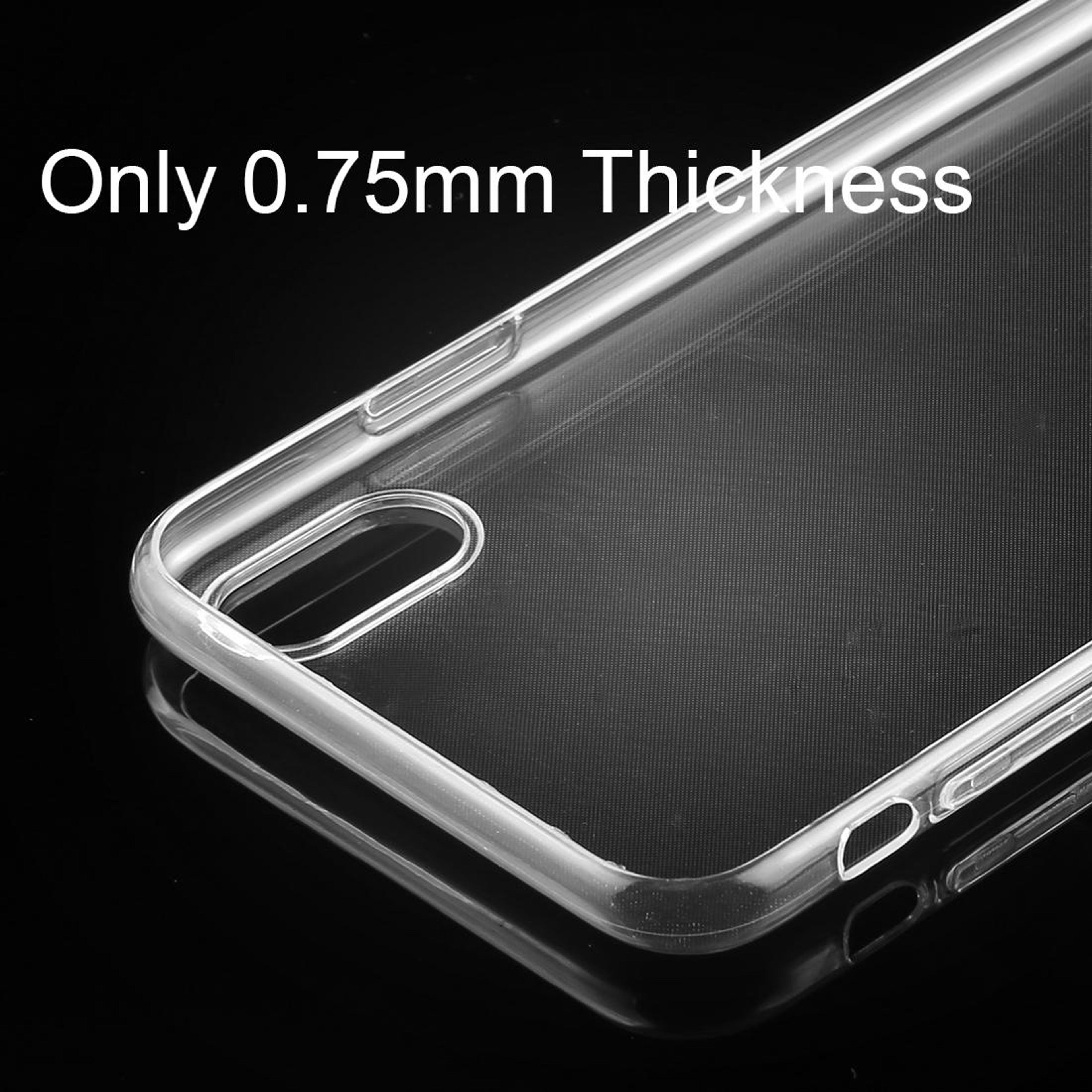 iPhone XS Clear Case 0.75mm Ultra Thin TPU Protective Cover – view 5