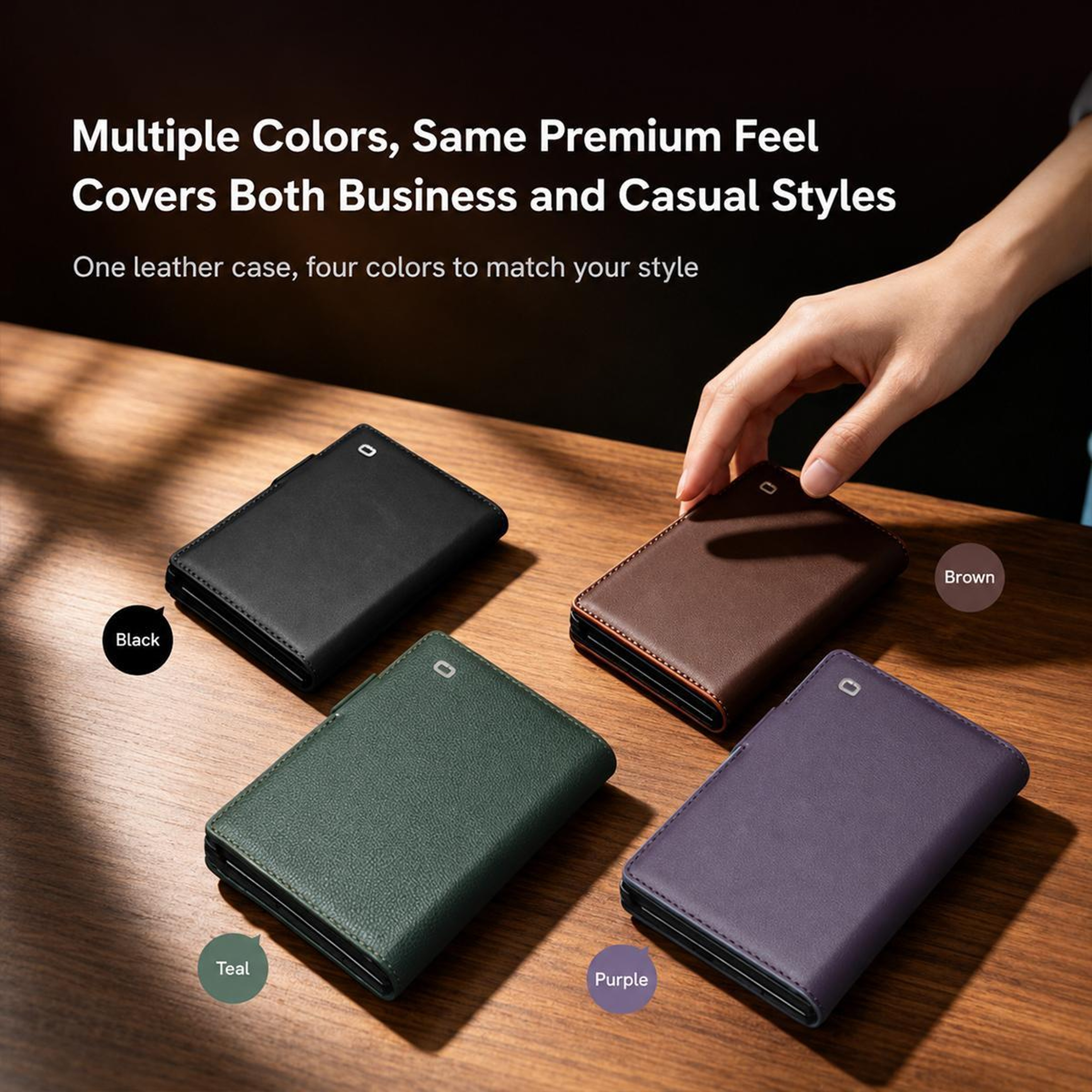 Classic Gen2 Galaxy Z Fold8 Leather Case Genuine Leather Protective Cover 2