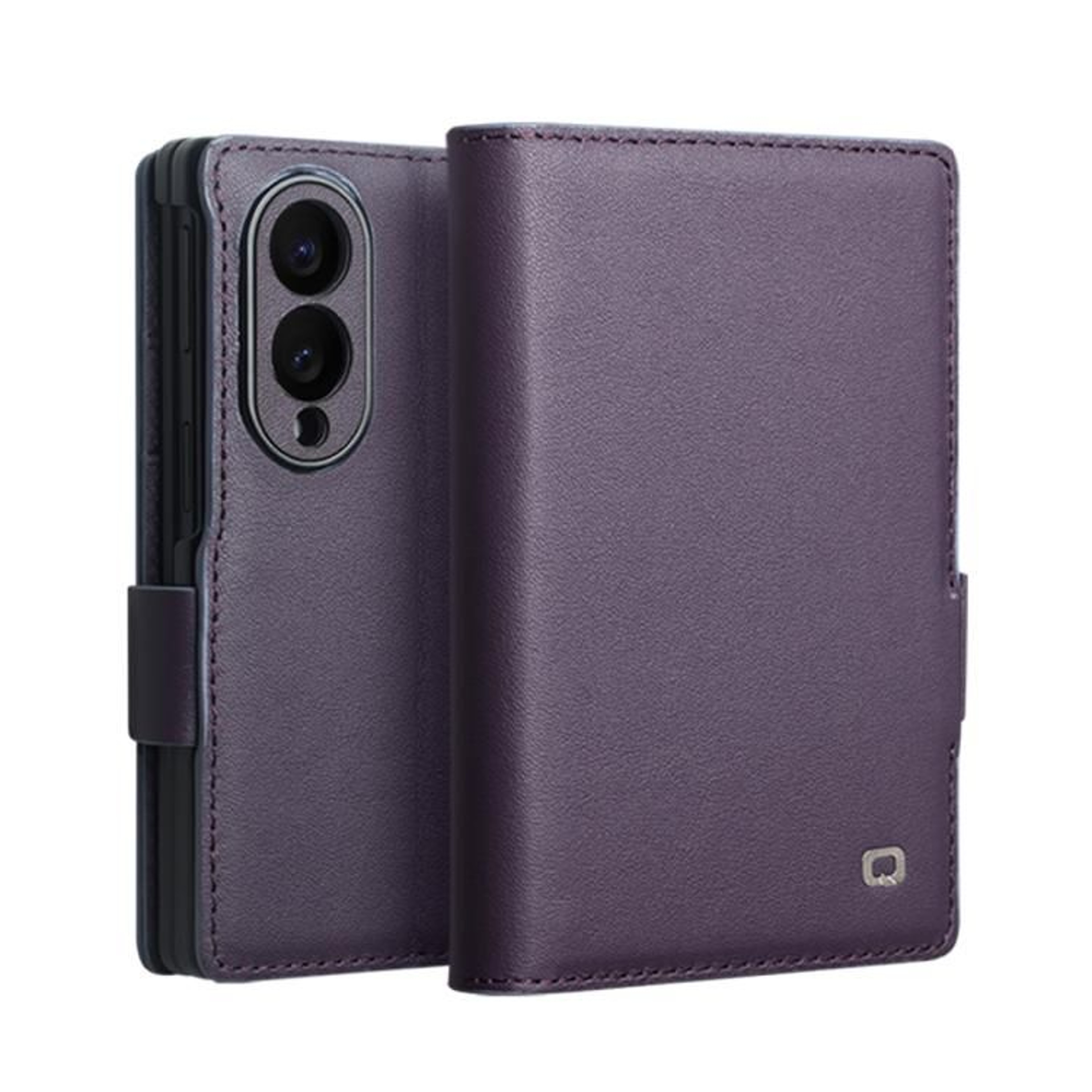 Classic Gen2 Galaxy Z Fold8 Leather Case Genuine Leather Protective Cover 12