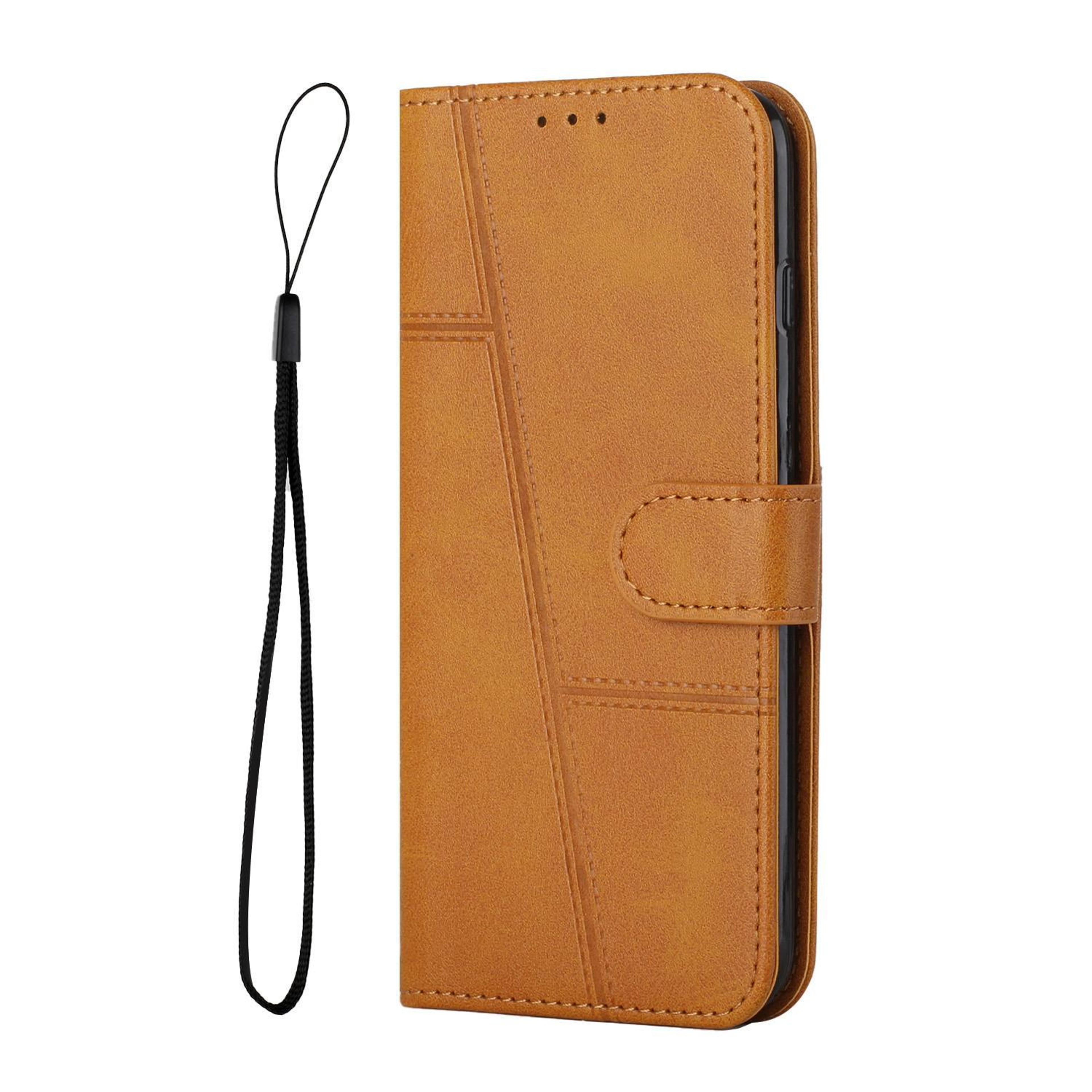 Samsung Galaxy A07 4G Leather Wallet Case With Card Slots Stand Buckle And Lanyard 1