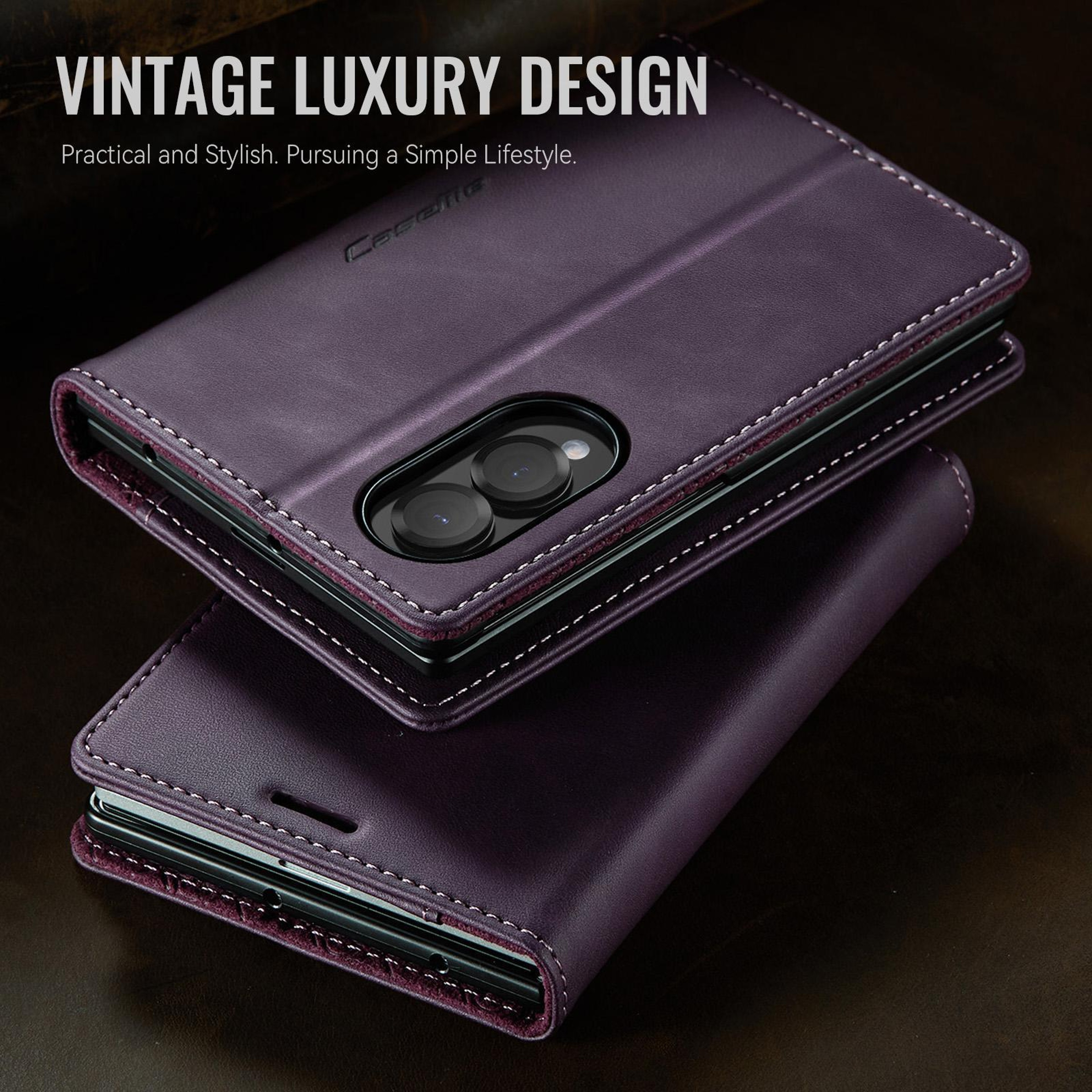 Galaxy Z Fold8 Wallet Case With RFID Blocking Leather Cover And Kickstand 11