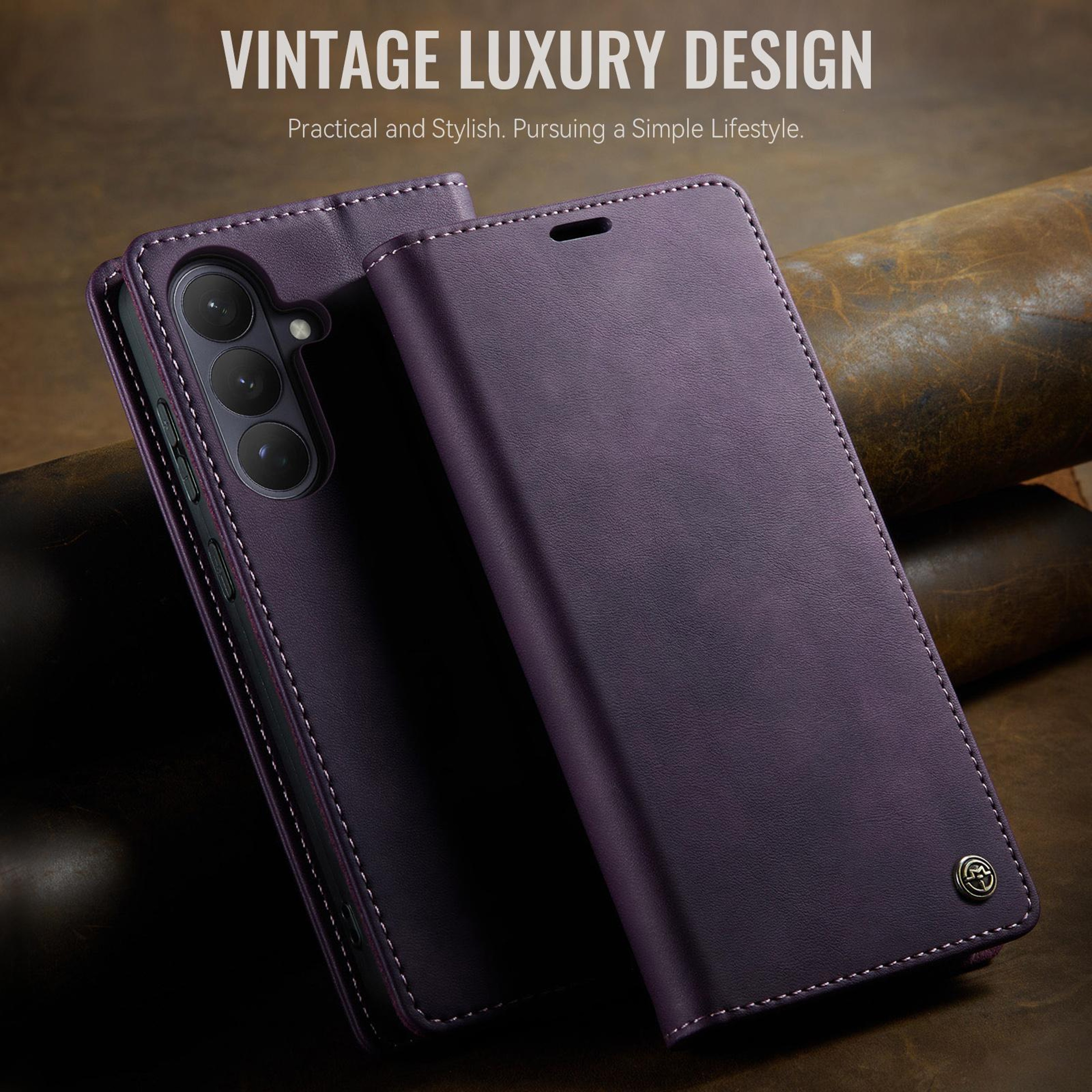Galaxy S26 Plus Wallet Case With RFID Blocking Card Holder And Kickstand 2