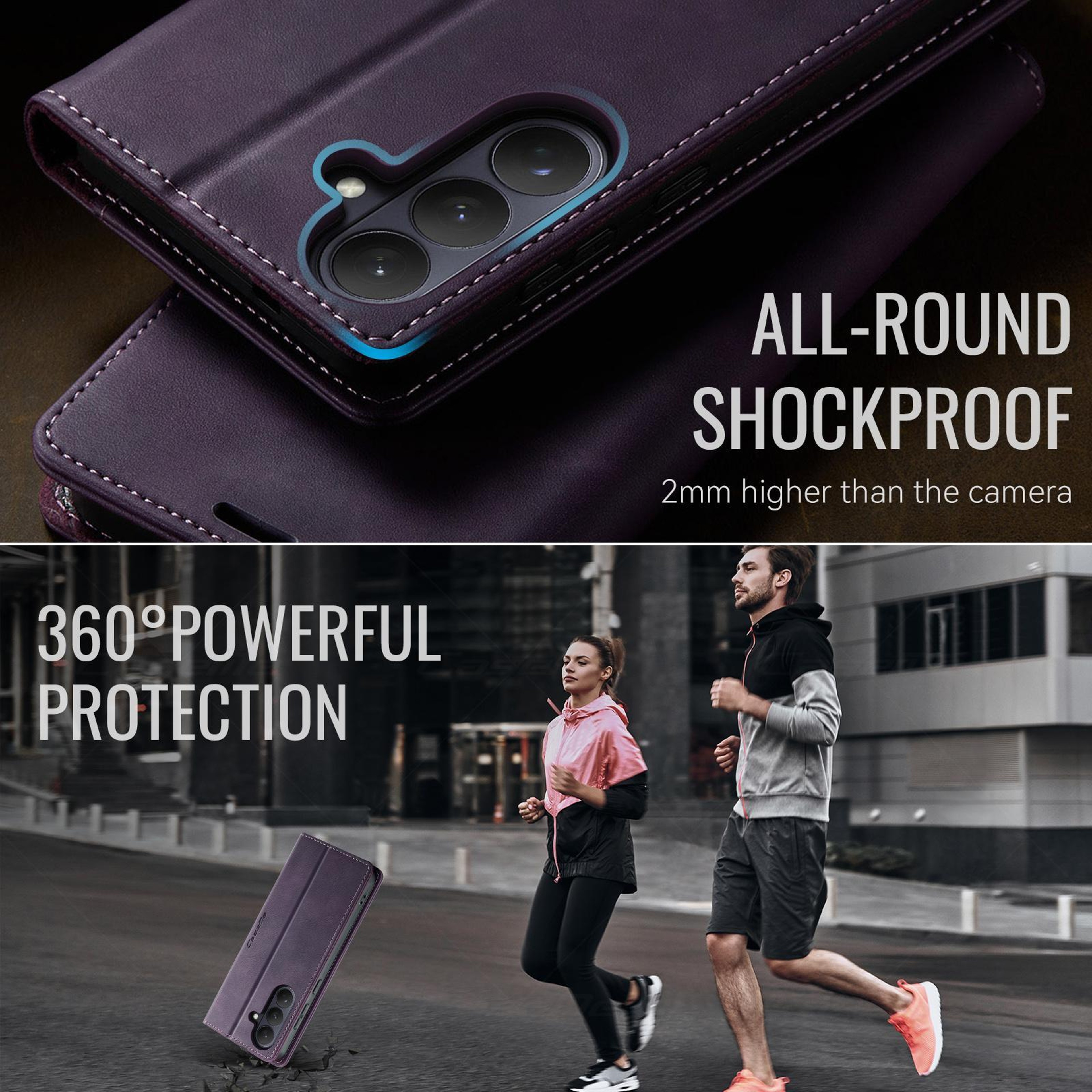 Galaxy S26 Plus Wallet Case With RFID Blocking Card Holder And Kickstand 10