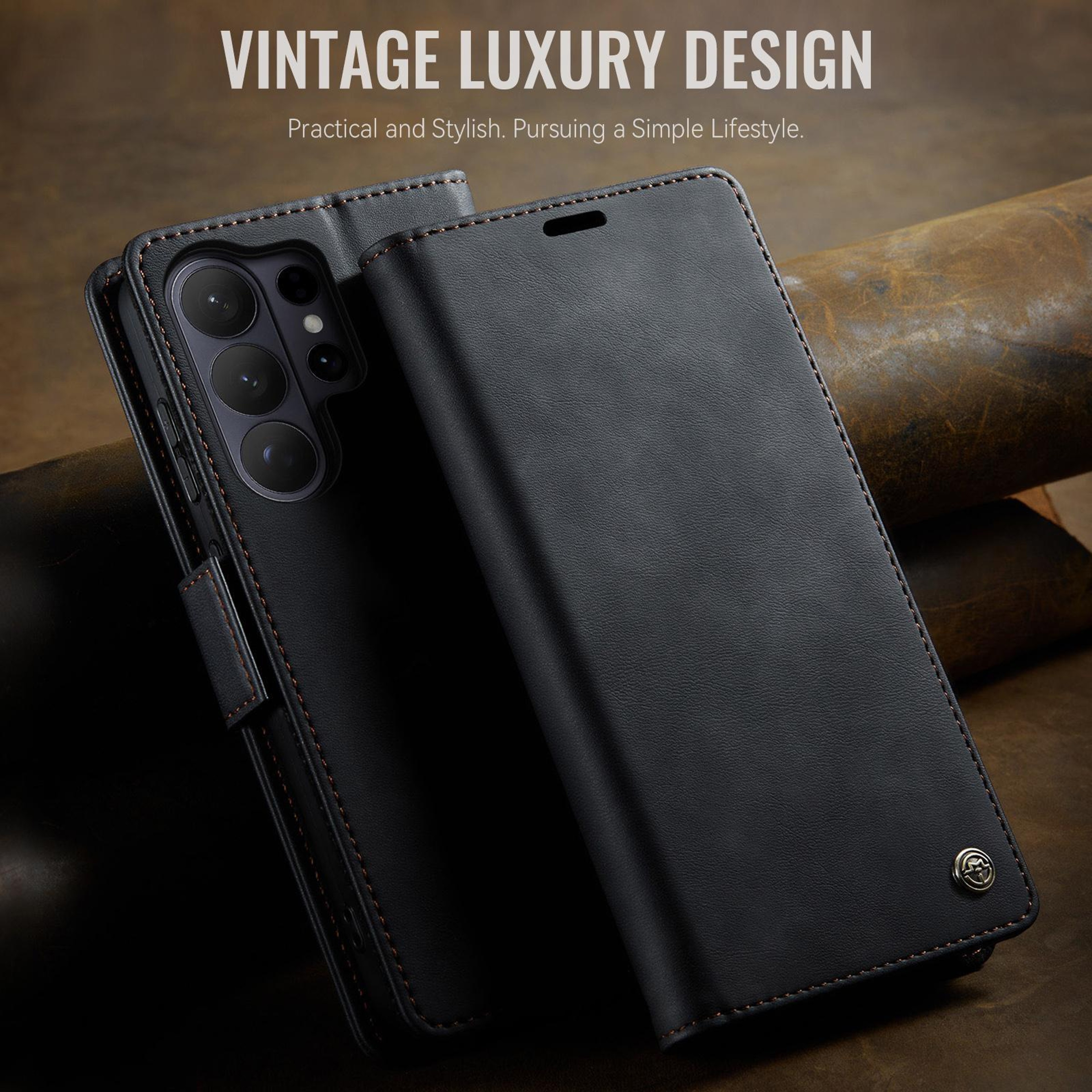 Galaxy S26 Ultra Wallet Case With RFID Blocking And Leather Card Holder 2