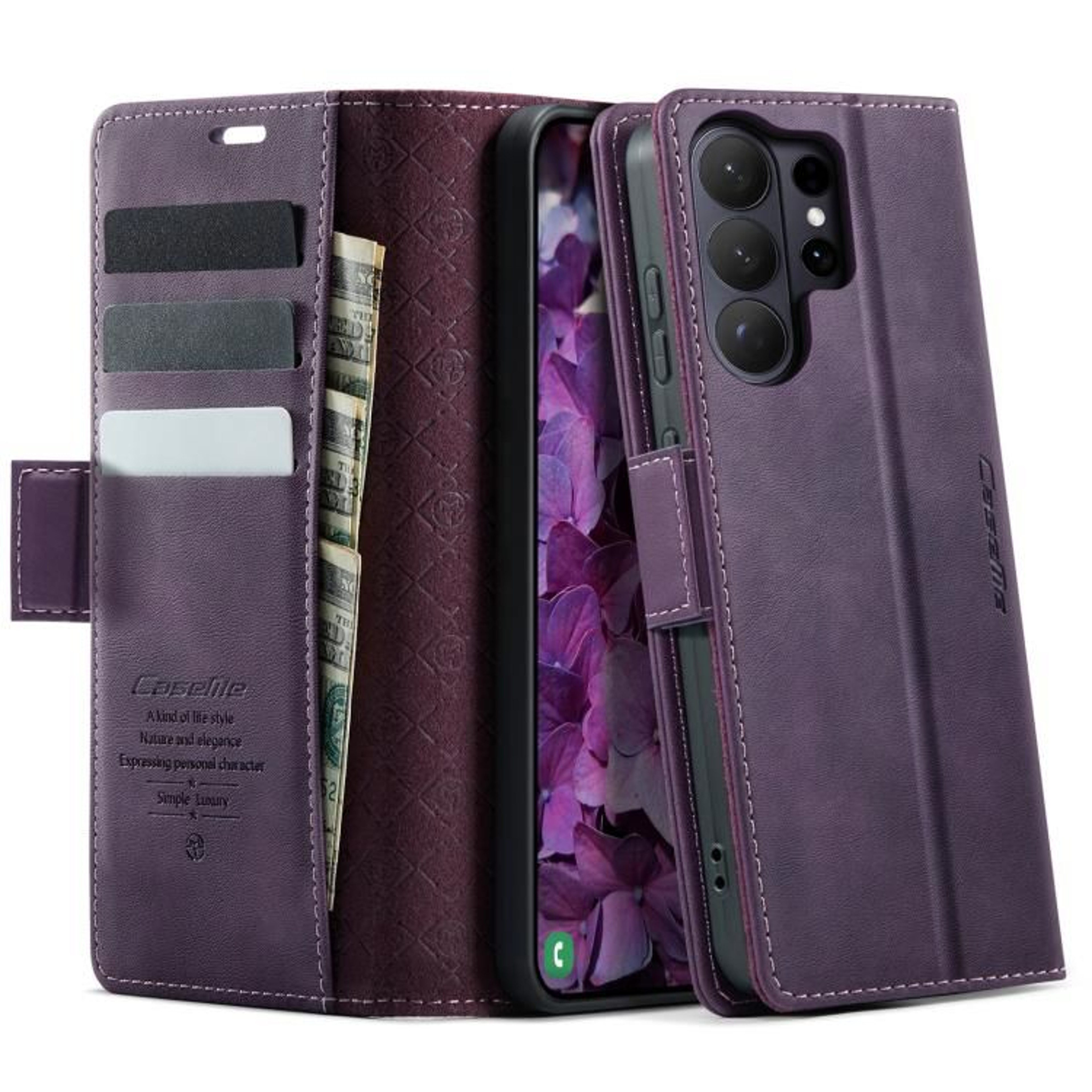 Galaxy S26 Ultra Wallet Case With RFID Blocking And Leather Card Holder 15