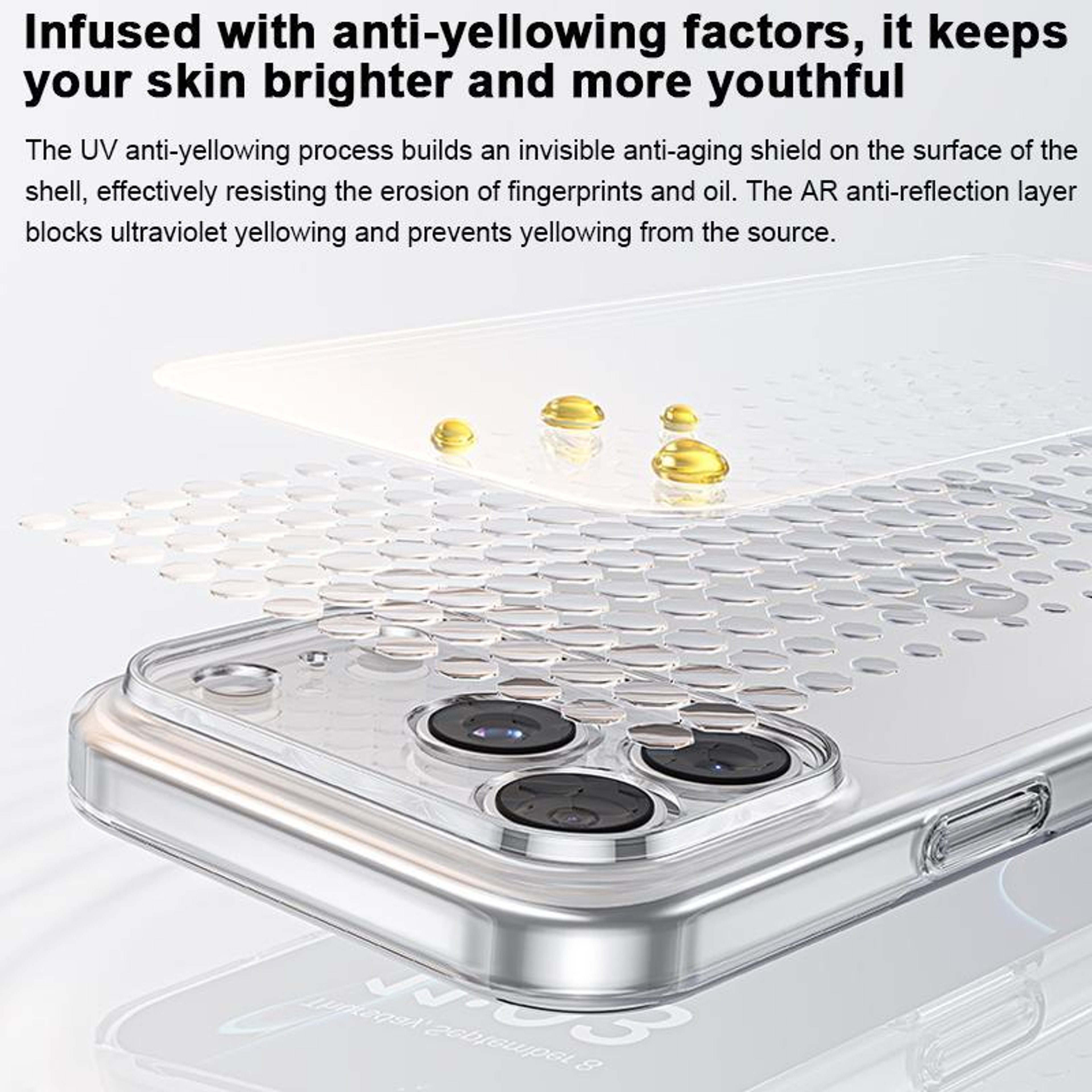 iPhone Air Case Ultra Thin Clear Phone Case with Raised Edge Protection – view 6