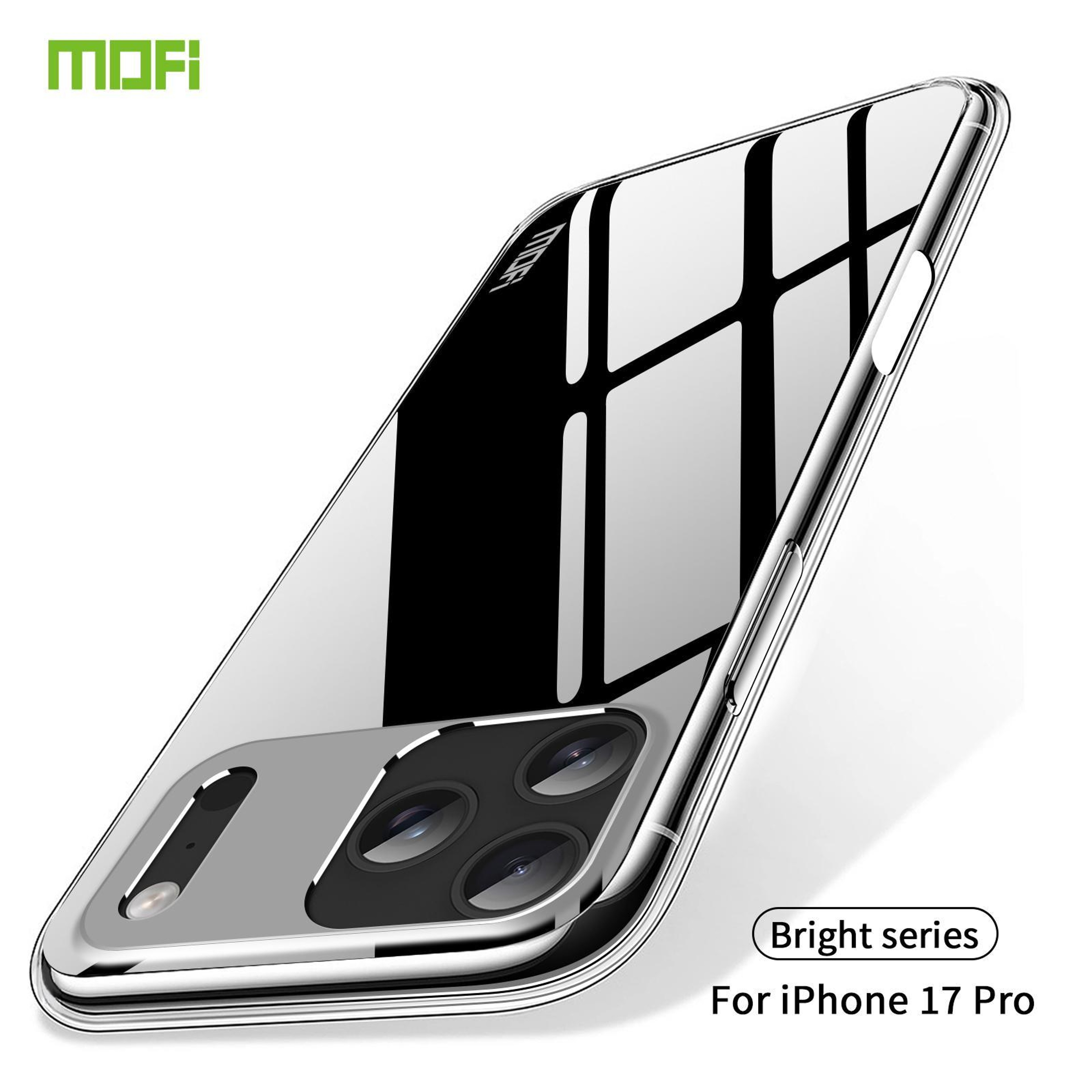 MOFI Ming iPhone 17 Pro Clear Case Ultra Thin TPU Phone Case with Camera Protection – view 2
