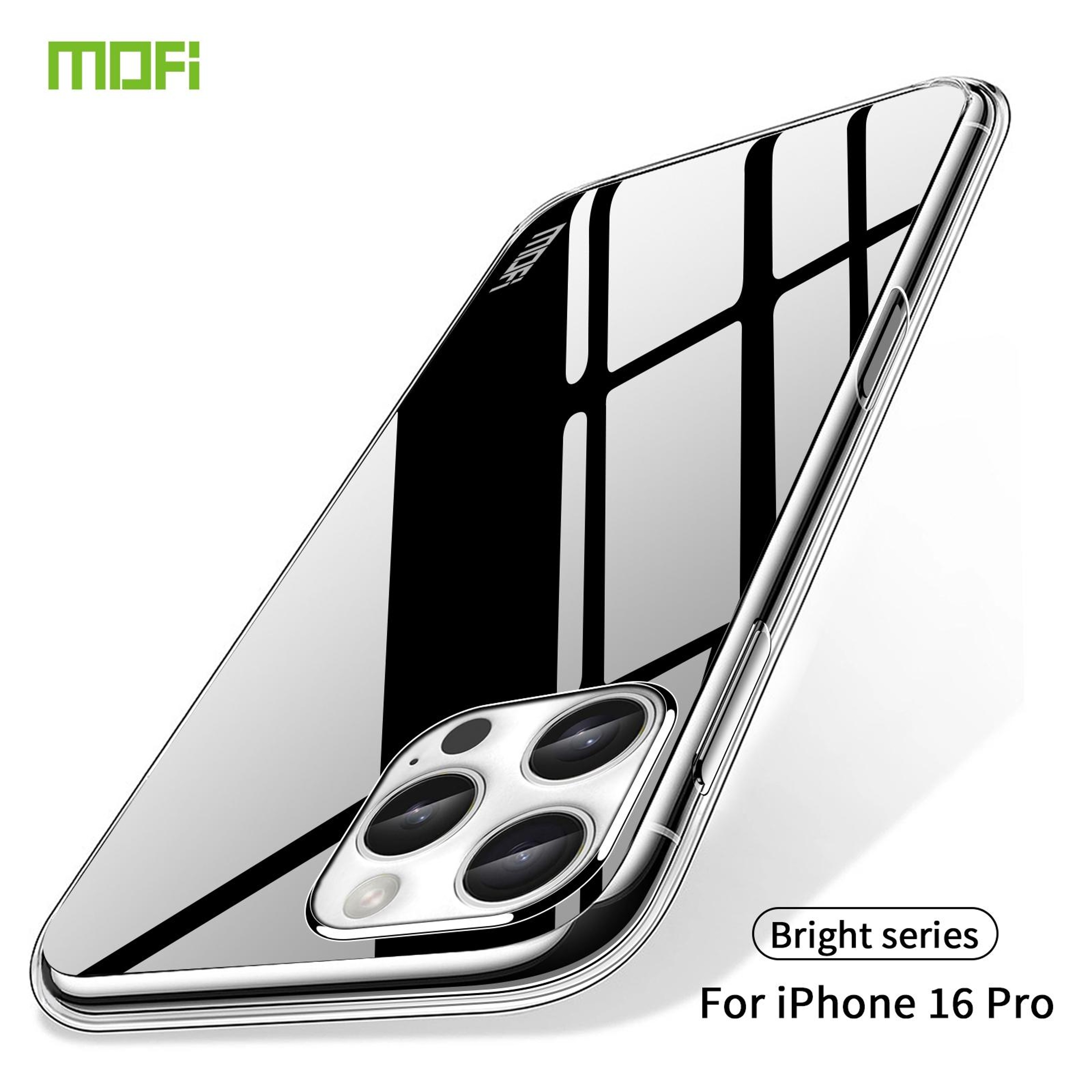 MOFI Ming Series iPhone 16 Pro Clear Case Ultra Thin TPU Protective Cover – view 2