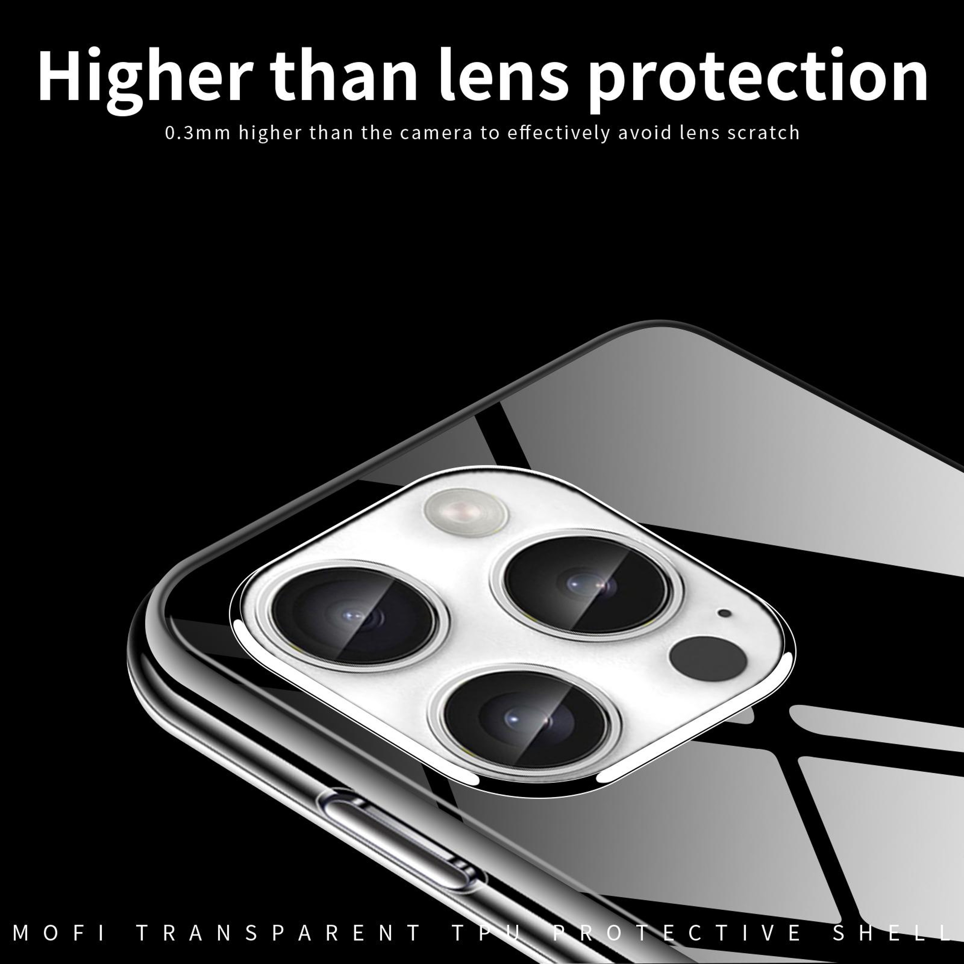 MOFI Ming Series iPhone 16 Pro Clear Case Ultra Thin TPU Protective Cover – view 6
