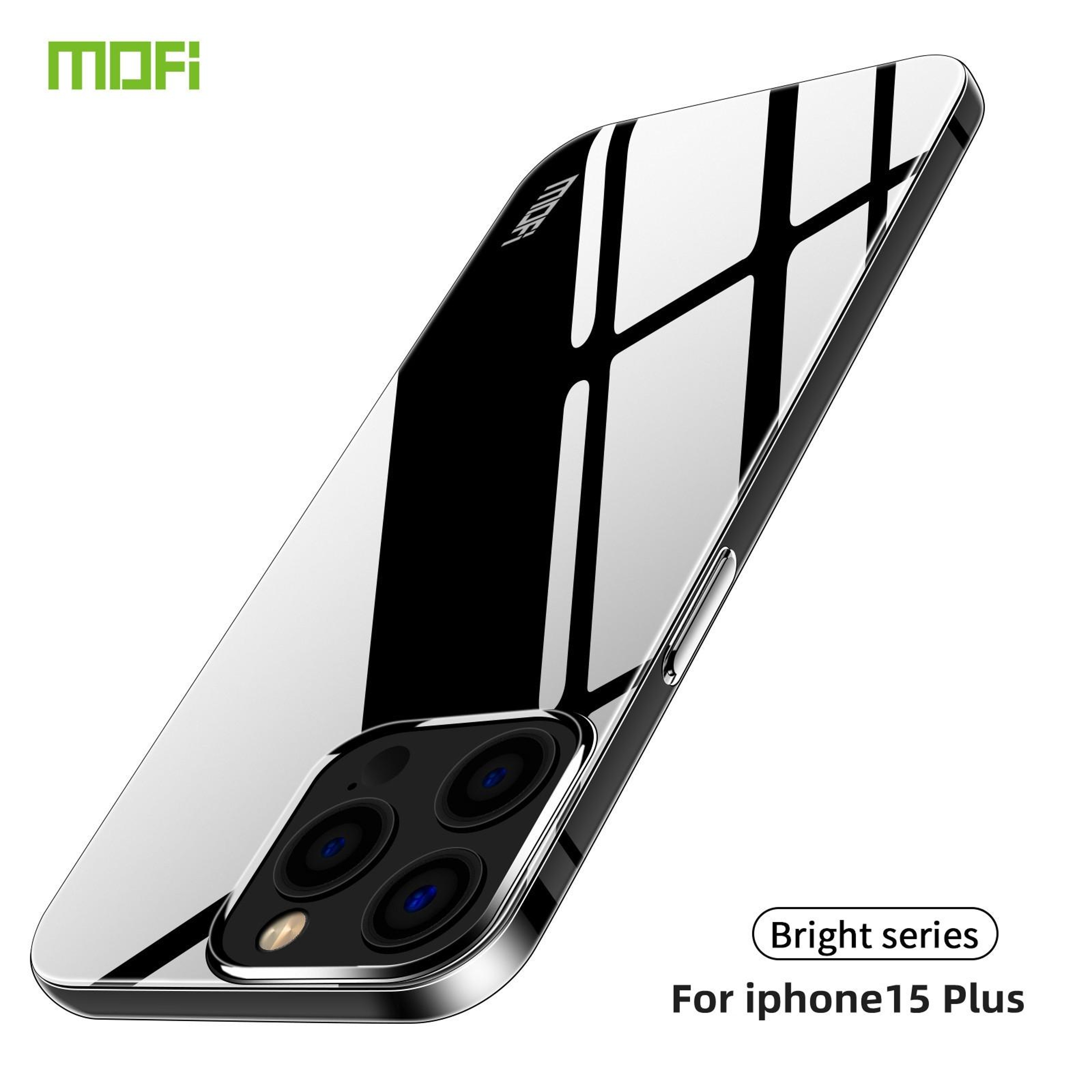 MOFI Ming iPhone 15 Plus Clear Case Ultra Thin TPU Protective Cover – view 2