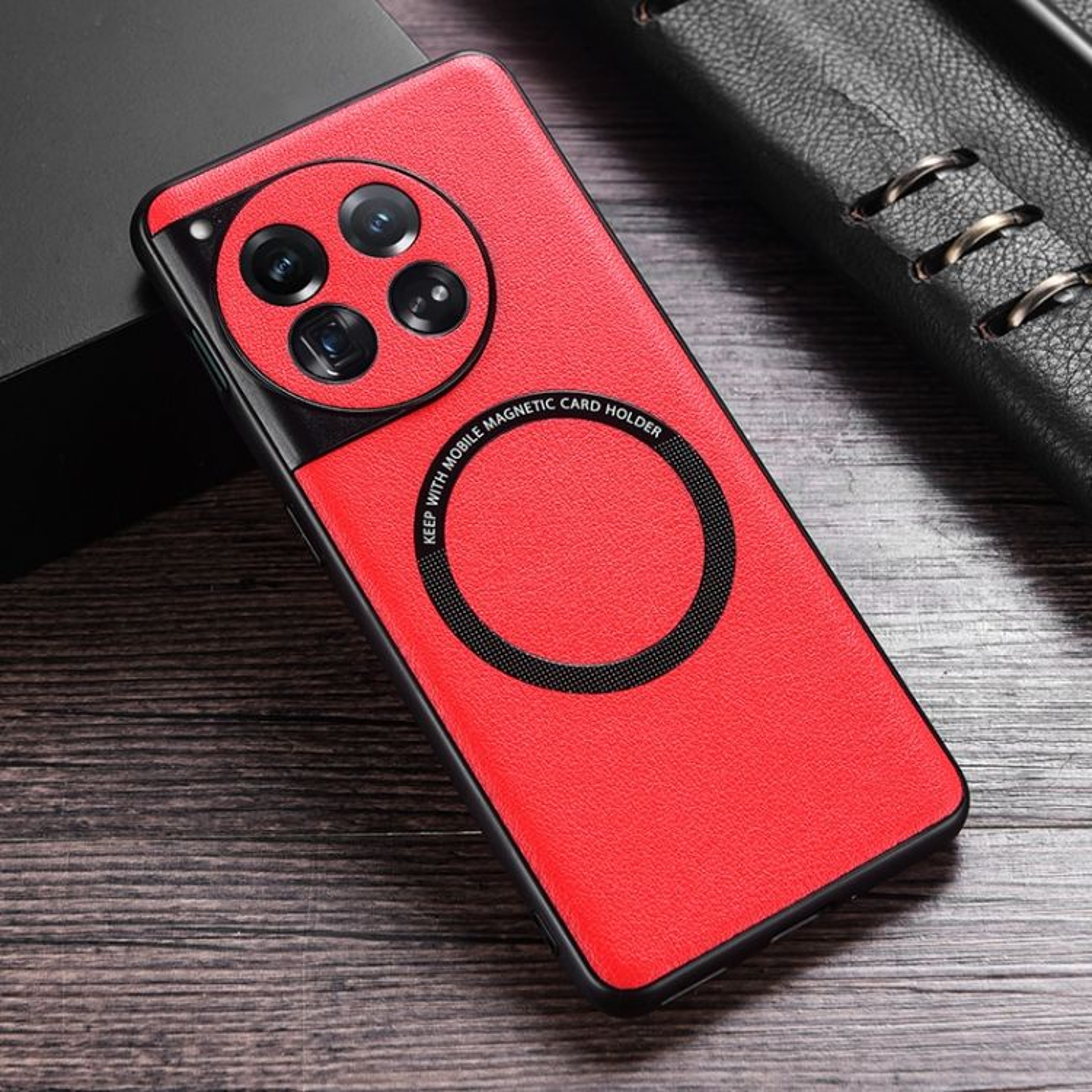 OnePlus 12 MagSafe Magnetic Case With PU Leather Shockproof Protection 7