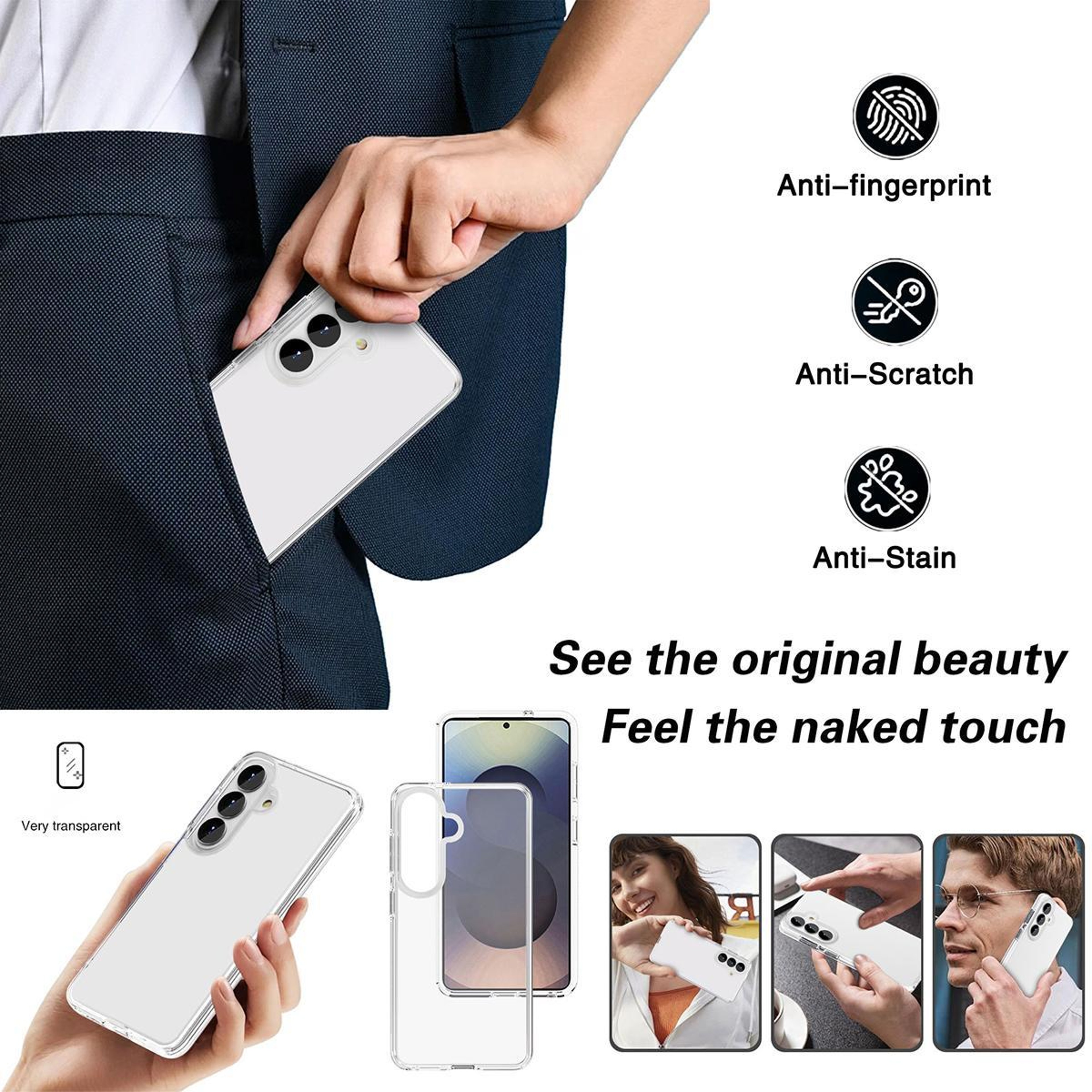Samsung Galaxy S26 Plus 5G Shockproof TPU PC Protective Phone Case 6