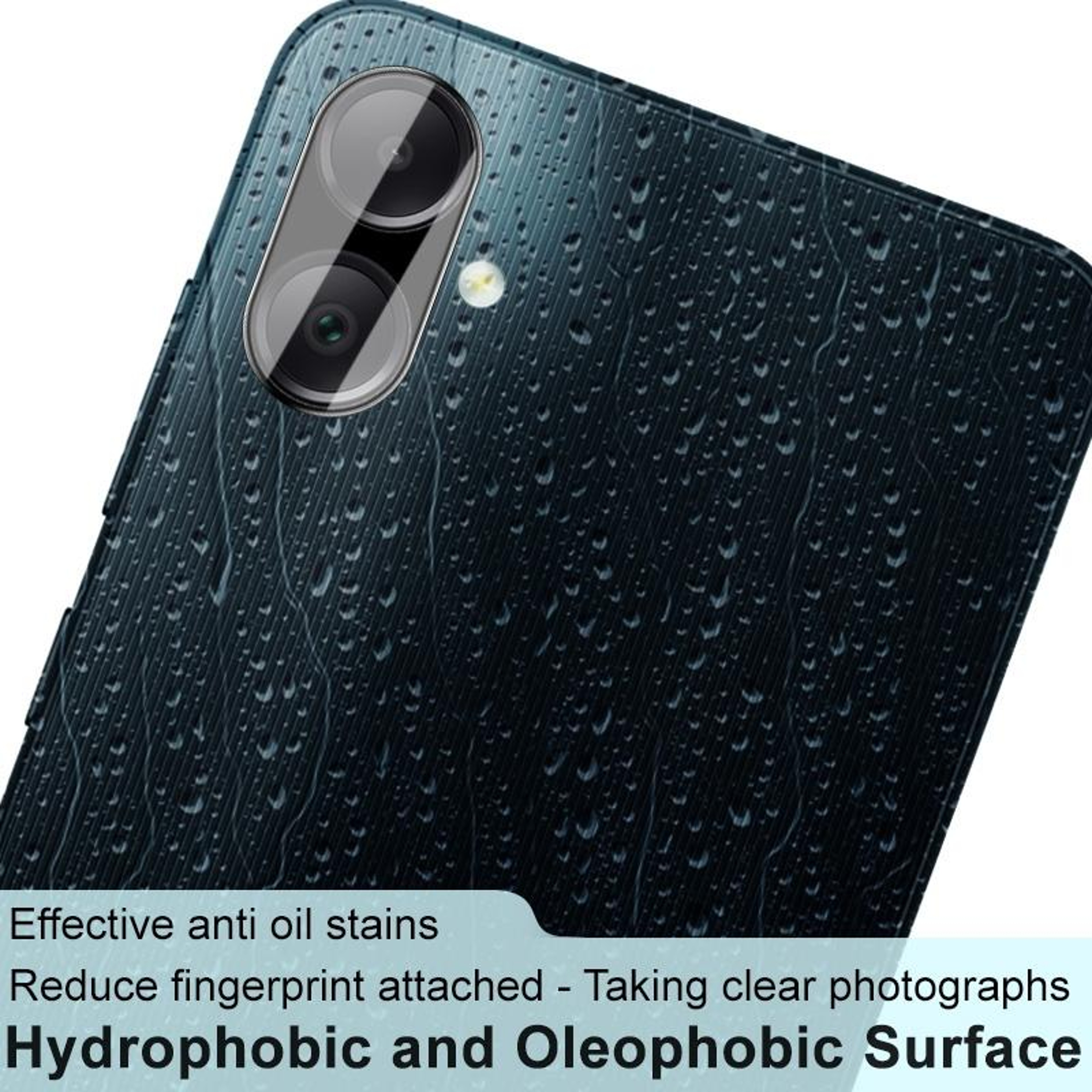 Samsung Galaxy A15 5G Camera Lens Protector HD Tempered Glass Black – view 3