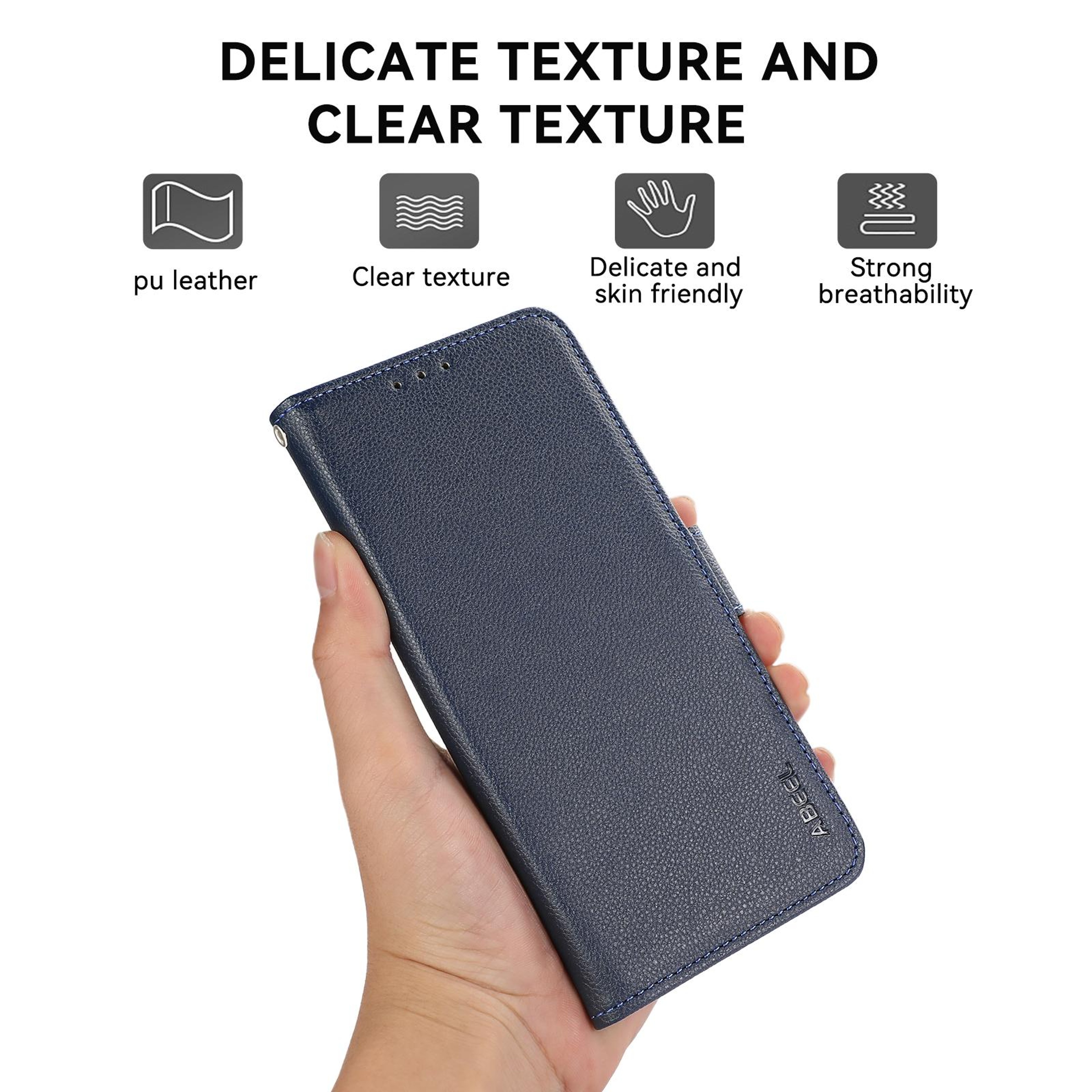 Samsung Galaxy A04 Wallet Case With RFID Blocking Magnetic Closure And Stand 5