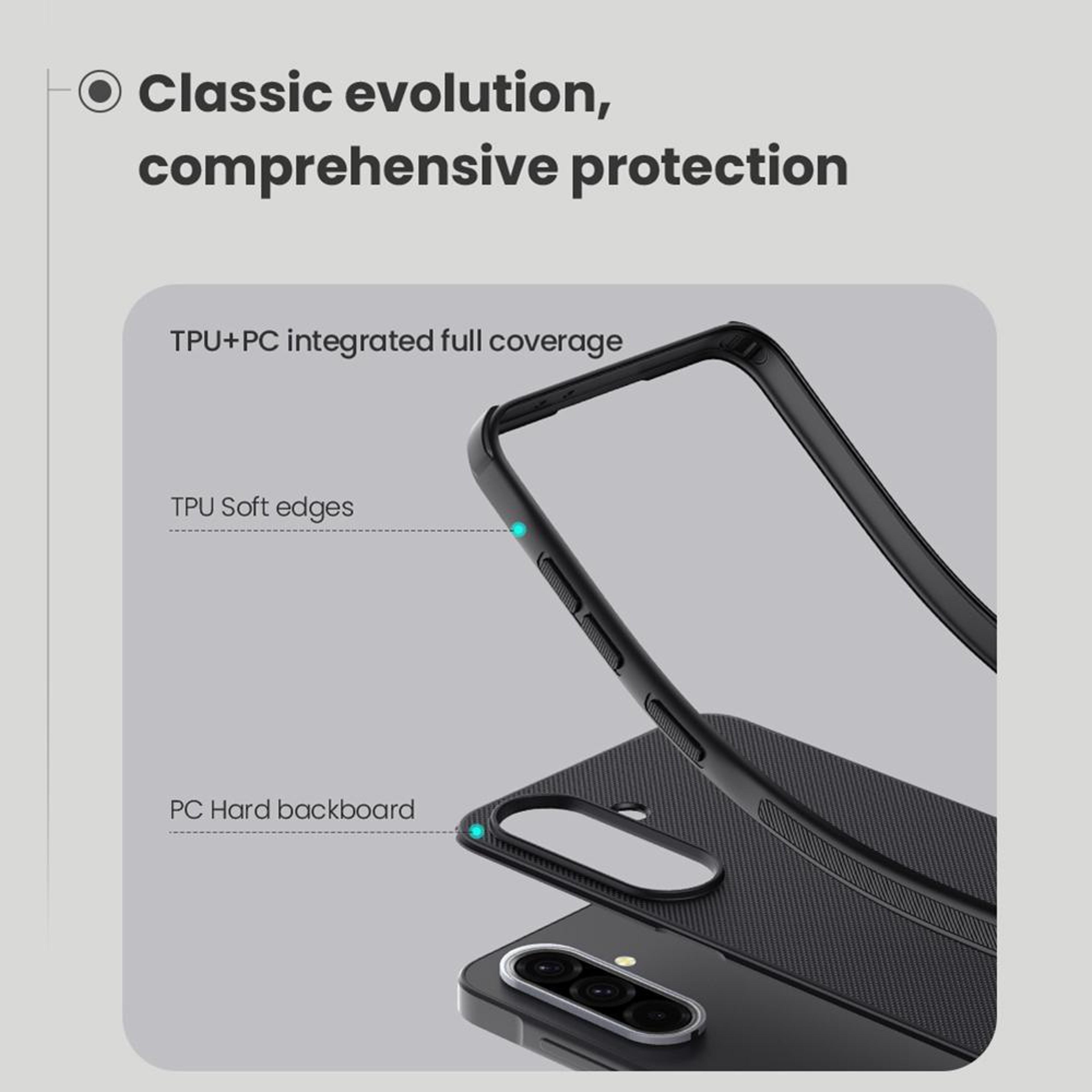 Super Frosted Samsung Galaxy A36 5G Case With PC TPU Shock Protection 8