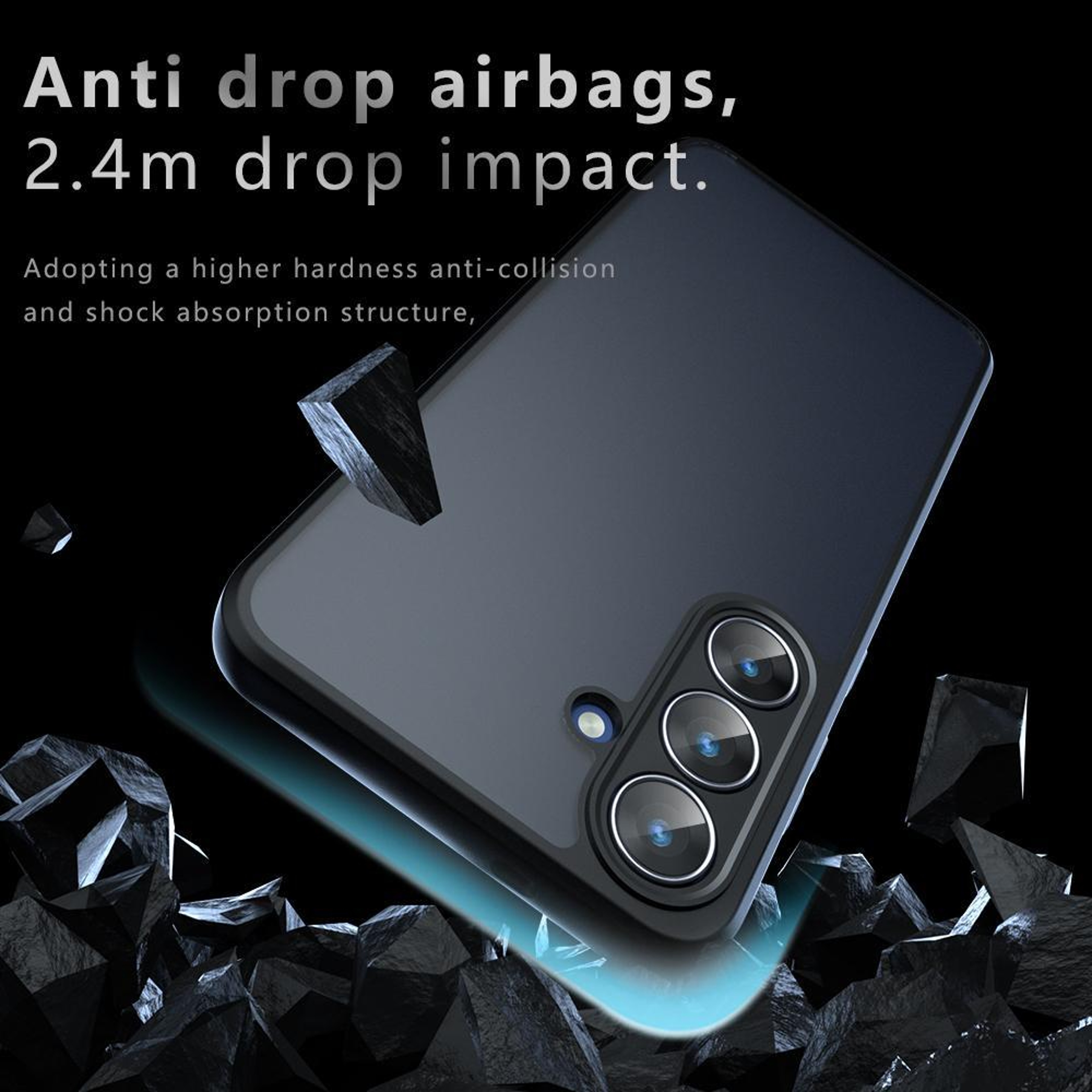 Samsung Galaxy S25 FE 5G Clear Armor Hybrid TPU Protective Case – view 4