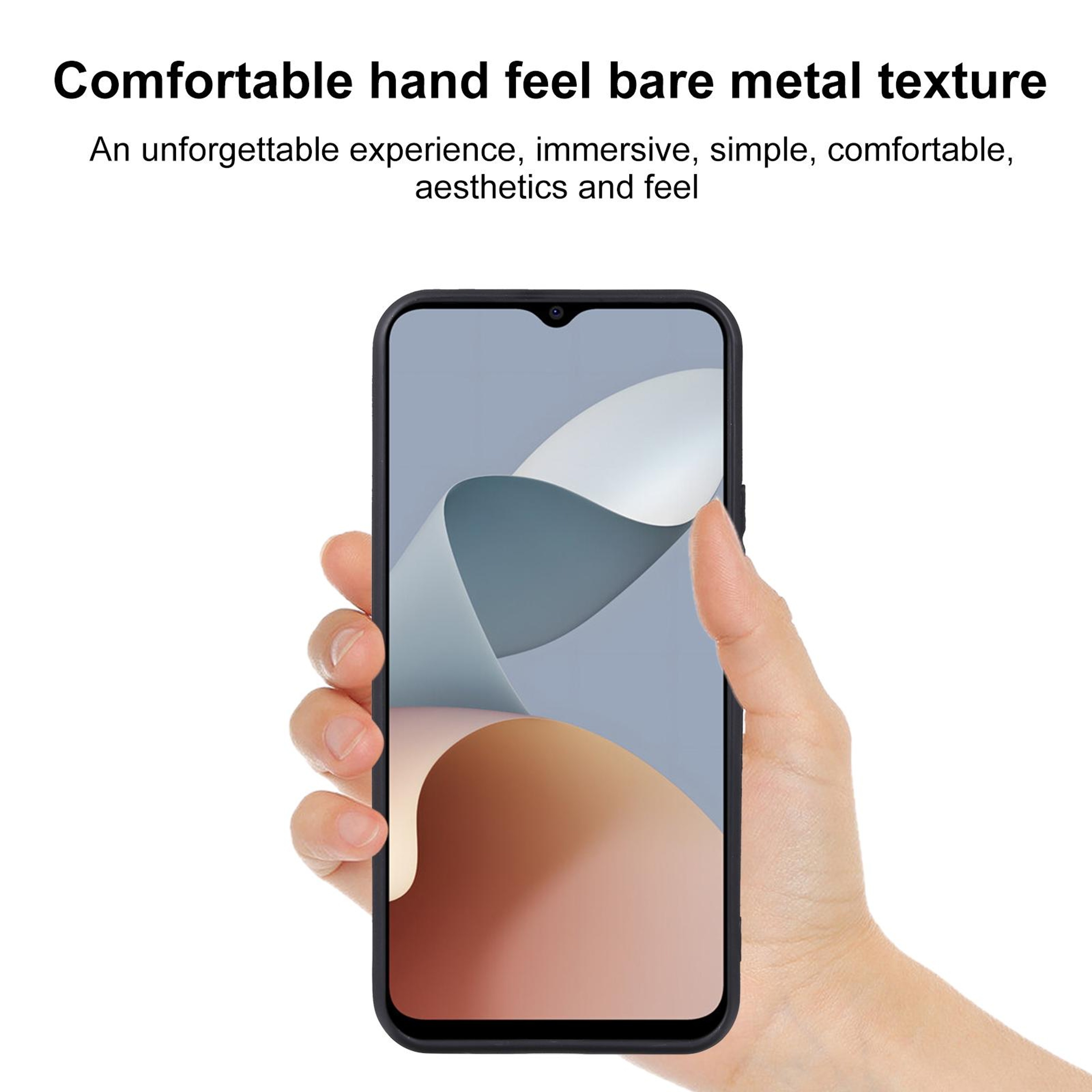 ZTE Blade A54 TPU Case Slim Protective Black Phone Cover – view 3