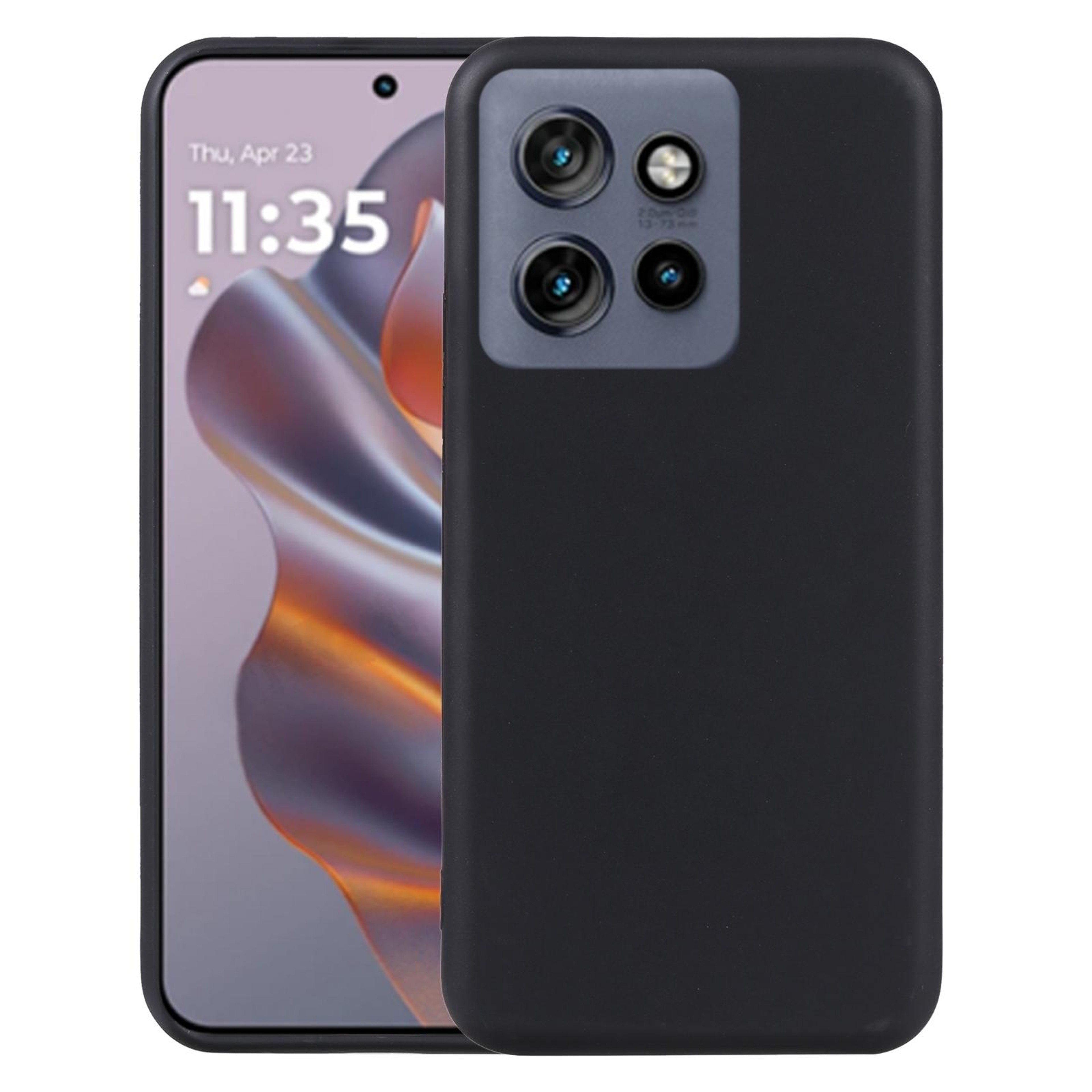 Motorola Edge 50 Neo Case Slim TPU Protective Cover Black – view 1