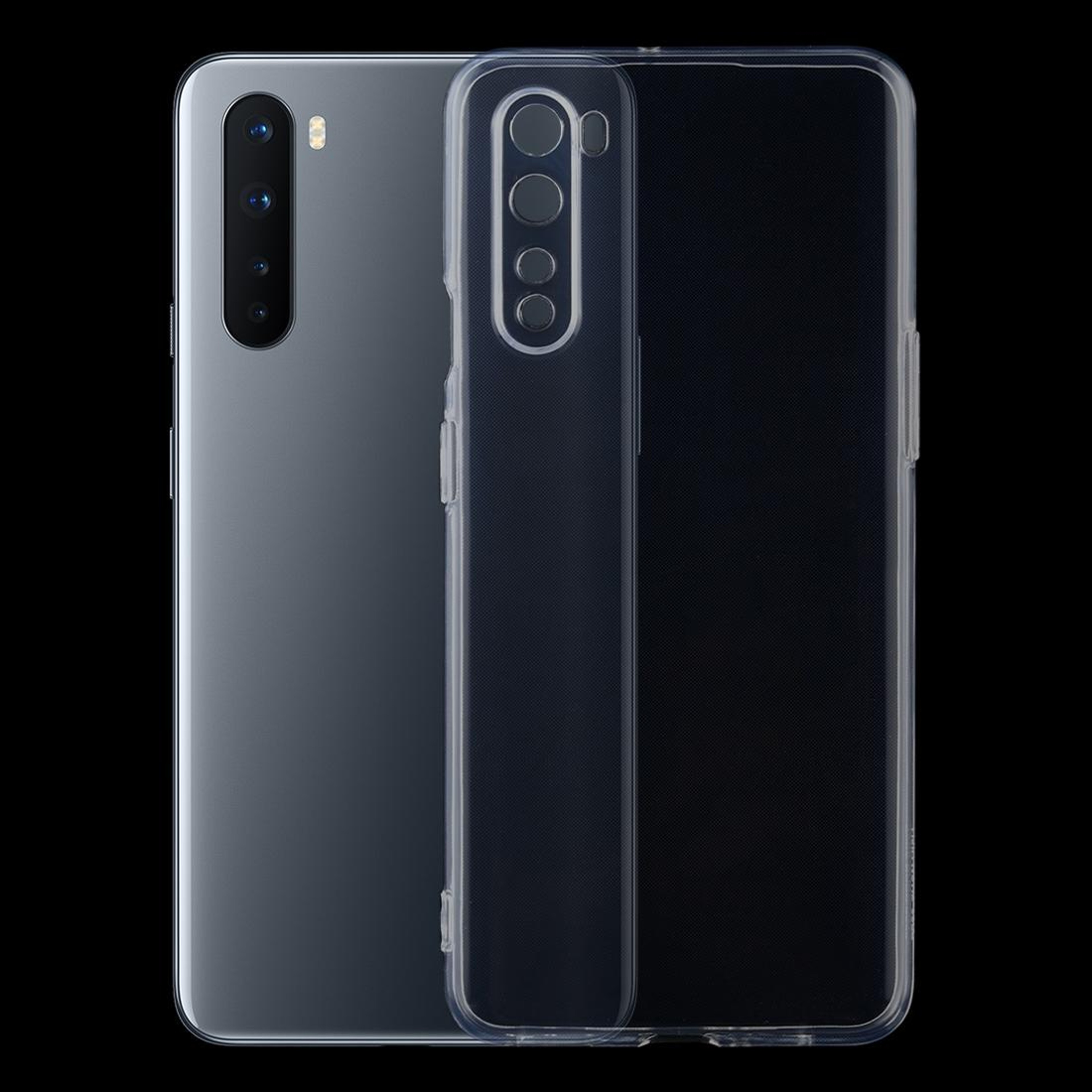 OnePlus Nord Ultra Thin Transparent TPU Case Clear Soft Protective Cover – view 1