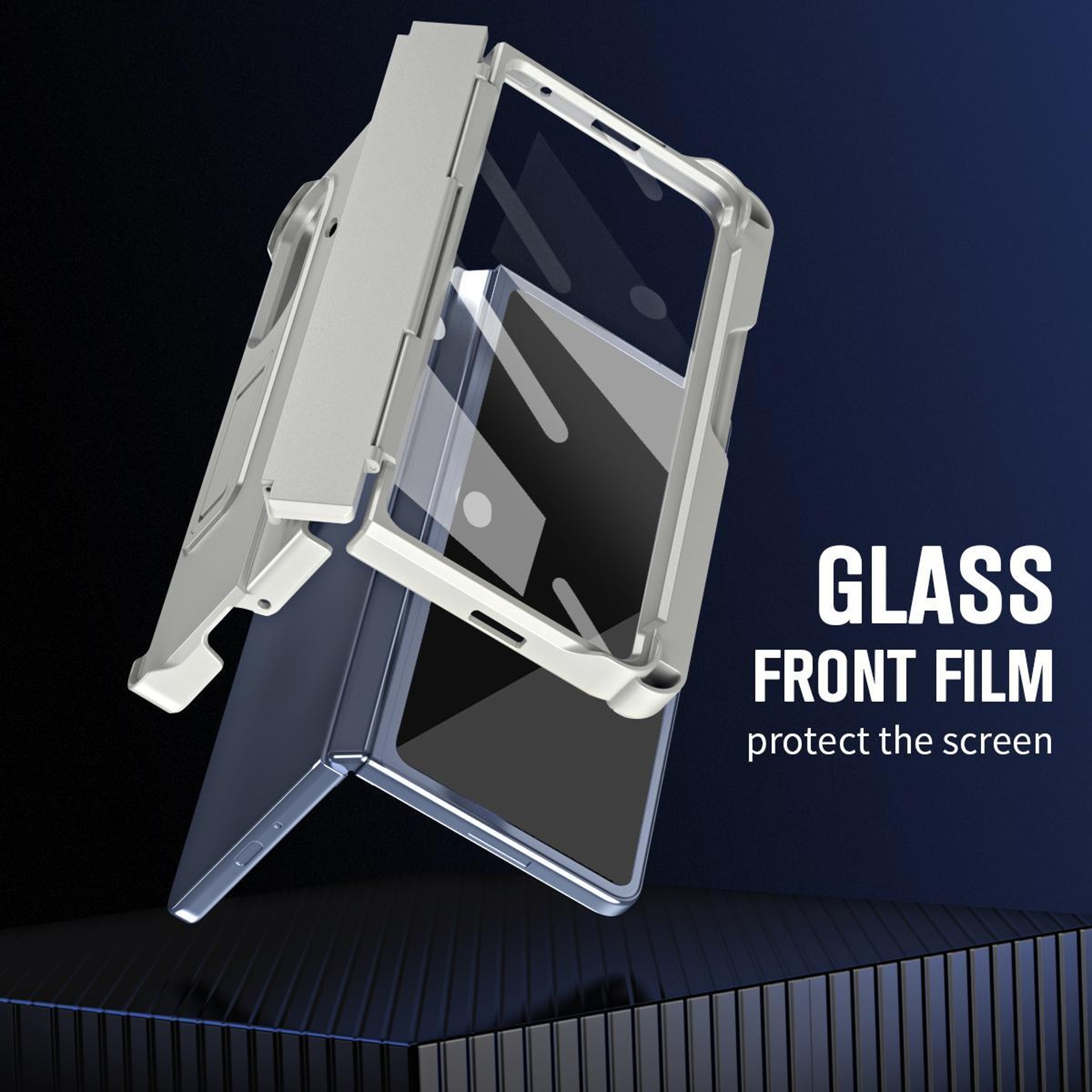 Galaxy Z Fold8 Ultra 5G Shockproof Hinge Case With Tempered Glass And Pen 4